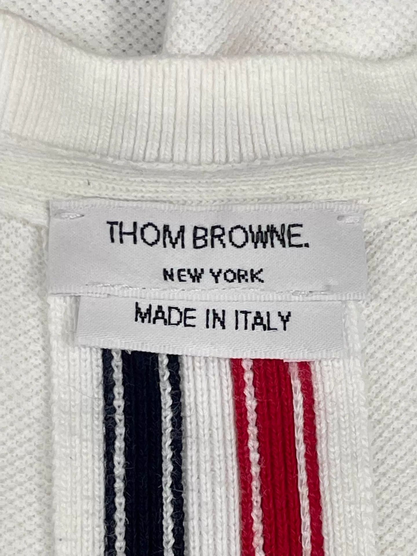 Thom Browne THOM BROWNE Striped Short Sleeve Unisex Size 40 Size S / US 4 / IT 40 - 5 Thumbnail