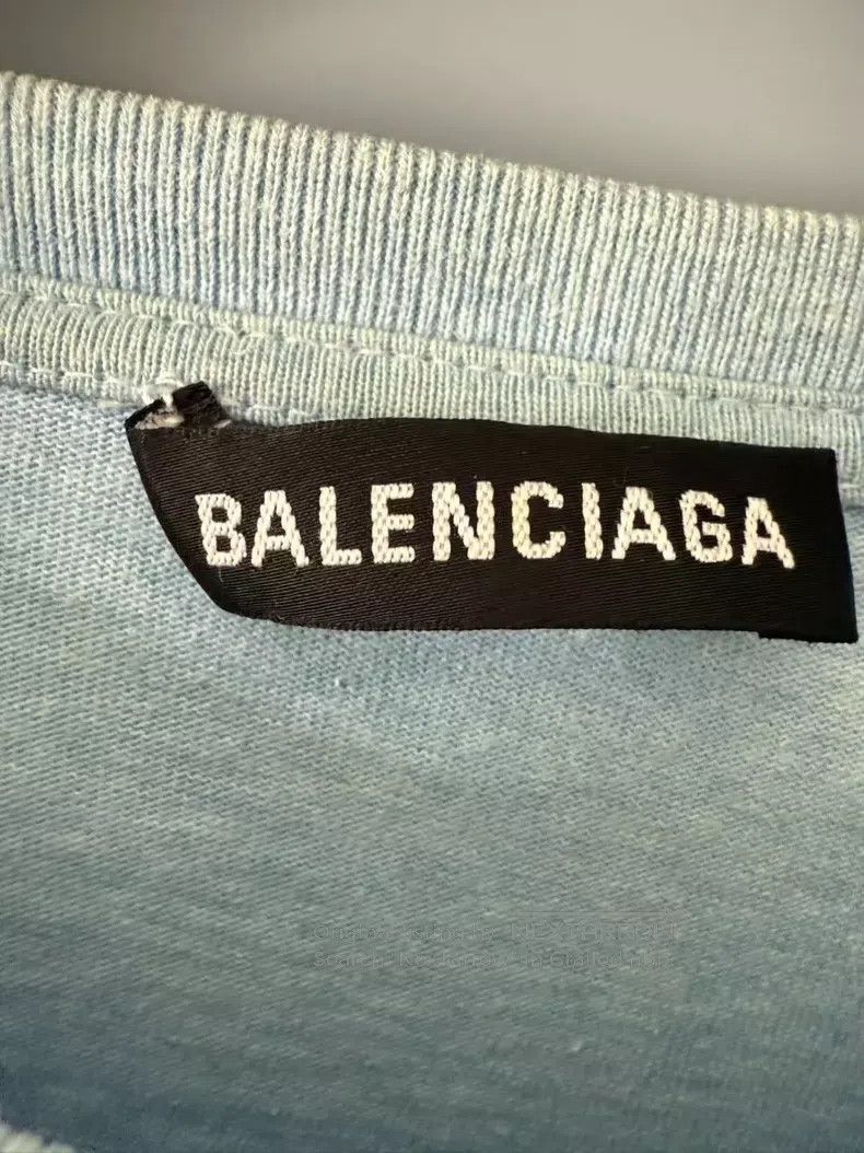 Balenciaga Balenciaga Haze Blue Coke Short Sleeve XS Size US XS / EU 42 / 0 - 3 Thumbnail