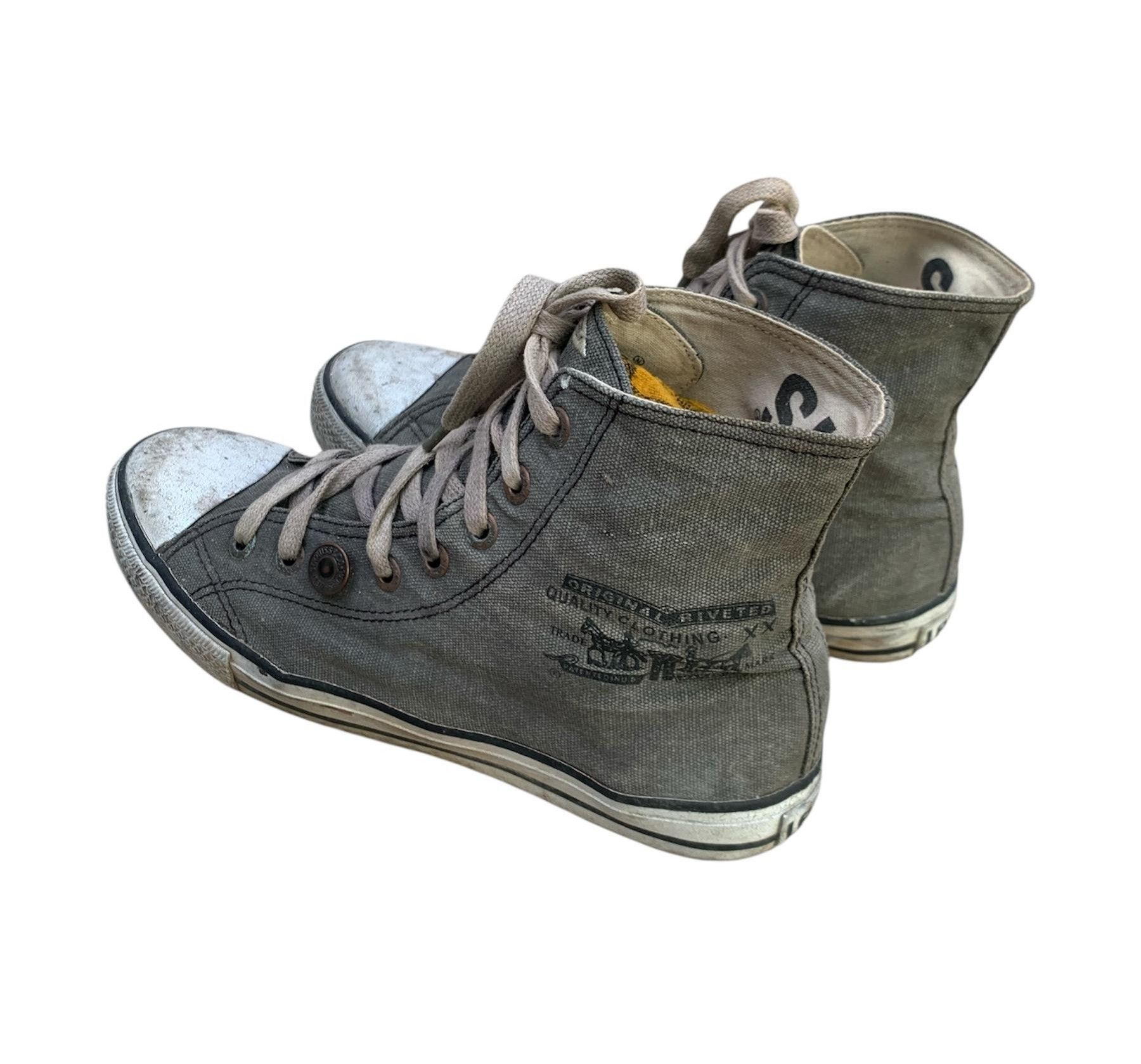 Levi's × Vintage Vintage Levi's Strauss Grey Top Trainers Size US 9 / EU 42 - 2 Thumbnail