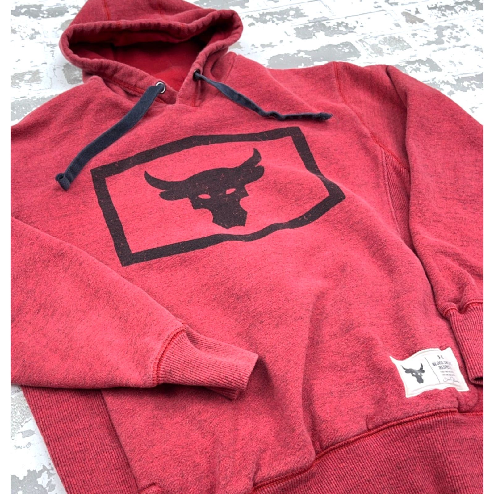 Under Armour Under Armour Hoodie Men Small Red Black Project Rock Sweatshirt Pullover Graphic Logo Pockets All Seasons Winter Size US S / EU 44-46 / 1 - 3 Thumbnail