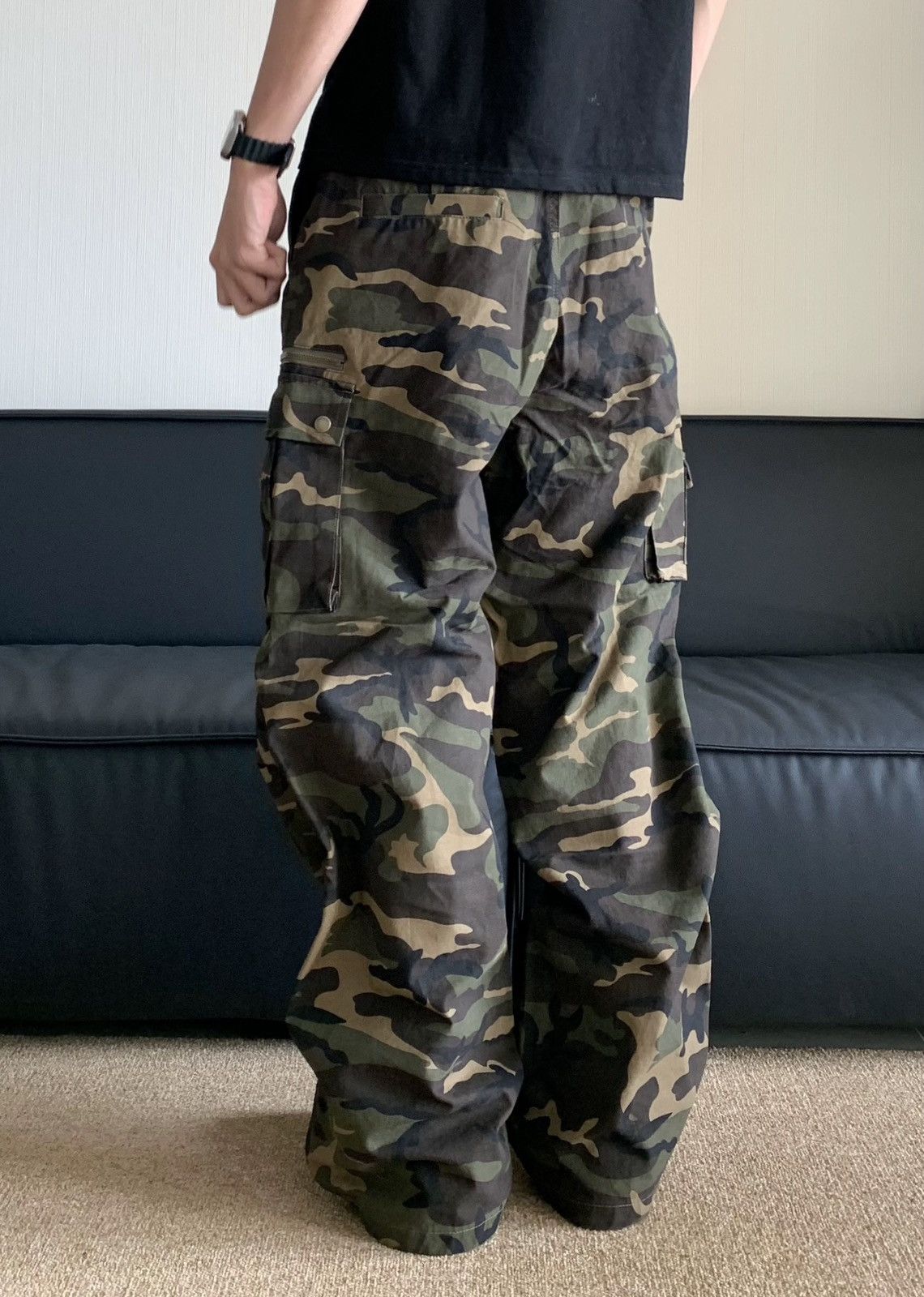 Japanese Brand × Vintage Outdoor retro camouflage baggy cargo pants Size US 33 - 4 Thumbnail