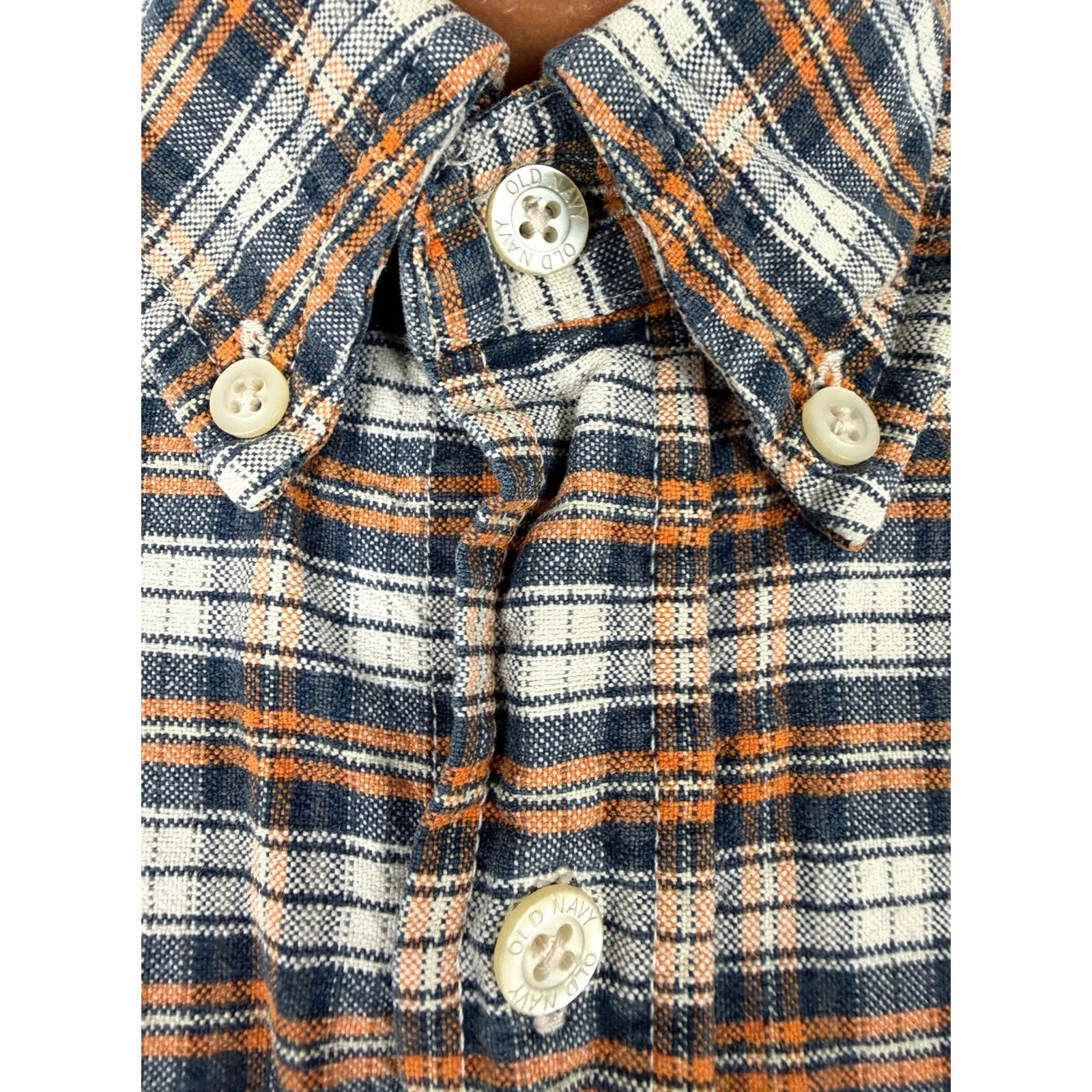 Old Navy VINTAGE Old Navy Oxford Shirt Men M Blue Plaid Button-Up Collar-Down 90s Everyday Size US M / EU 48-50 / 2 - 4 Thumbnail