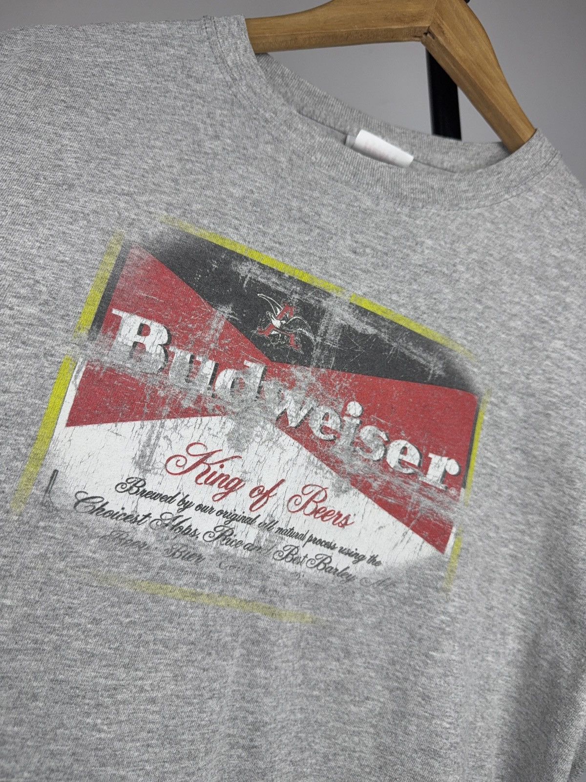 Budweiser 00s Budweiser King Of Beers Graphic Logo T Shirt Vintage Size US M / EU 48-50 / 2 - 4 Thumbnail