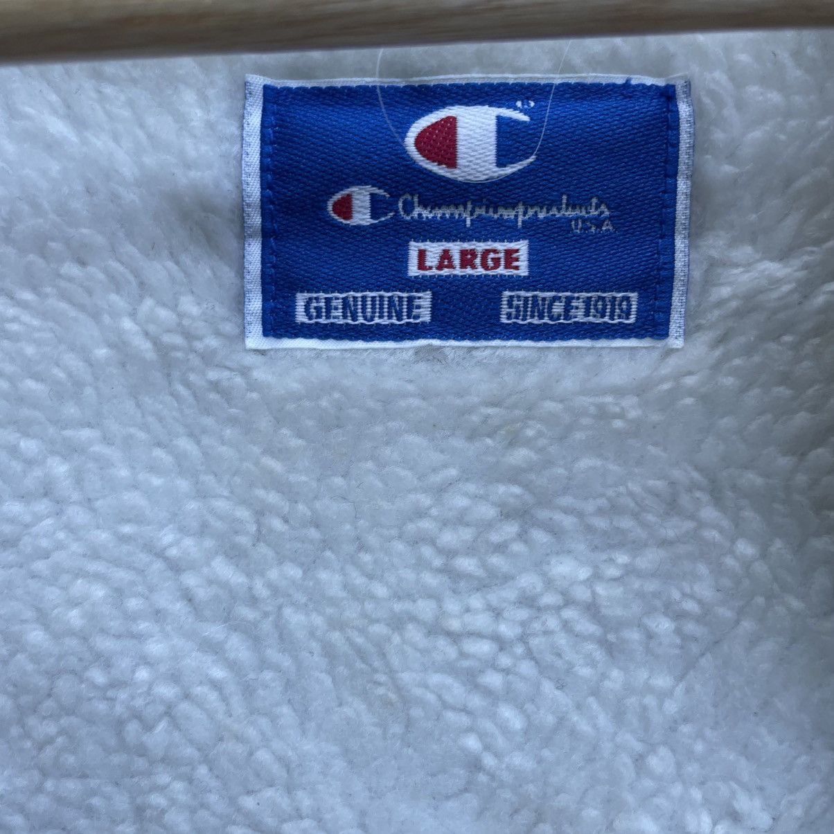 Champion × Vintage 💥Vintage Champion Big Logo Zipper Sweater Hooded Jacket Size US M / EU 48-50 / 2 - 7 Thumbnail