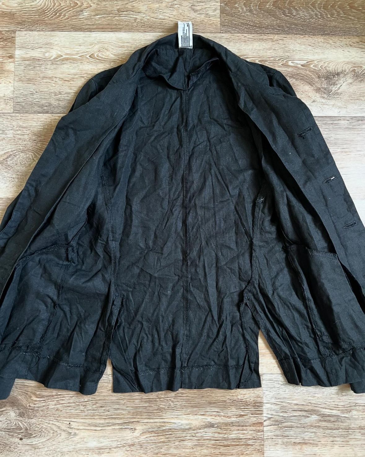 Kazuyuki Kumagai Attachment Linen Long Sleeve Overshirt Cardigan Jacket Shirt Blazer S Size US XS / EU 42 / 0 - 5 Thumbnail