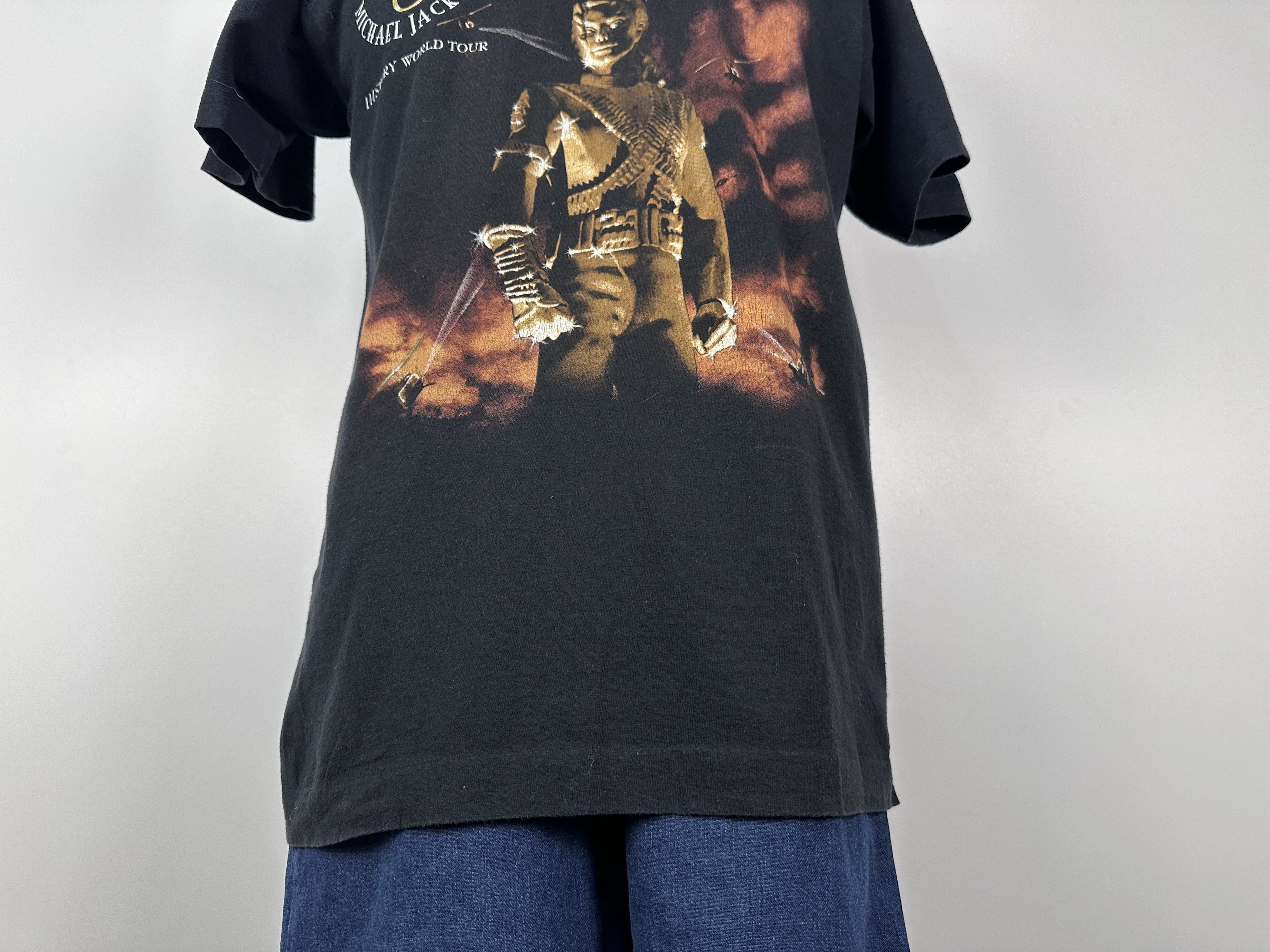 Michael Jackson × Vintage 1996 Michael Jackson History World Tour Concert T Shirt Size US L / EU 52-54 / 3 - 3 Thumbnail