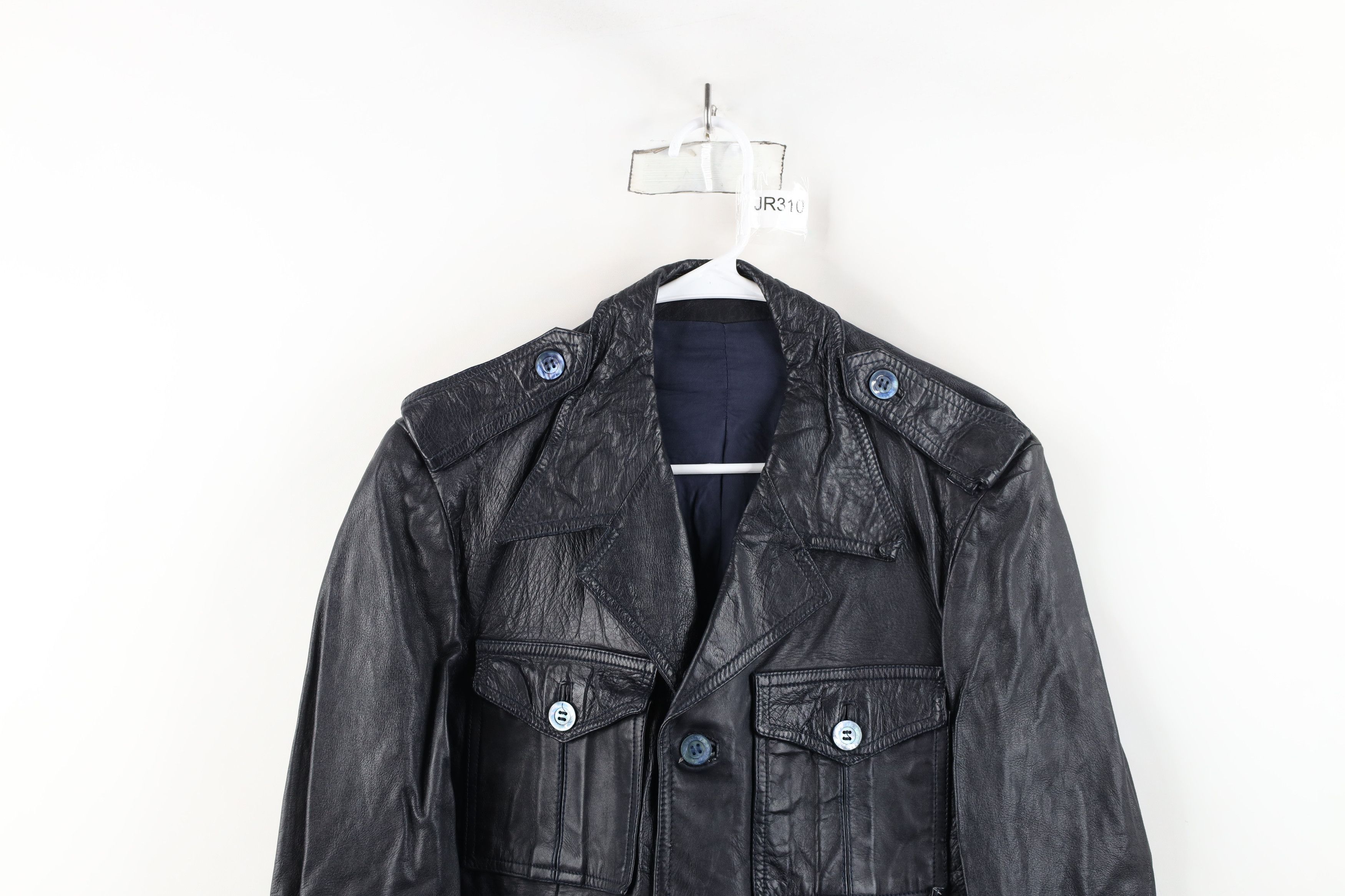 Vintage Vintage 70s Streetwear Bush Leather Shirt Jacket Shacket Size US XL / EU 56 / 4 - 2 Thumbnail