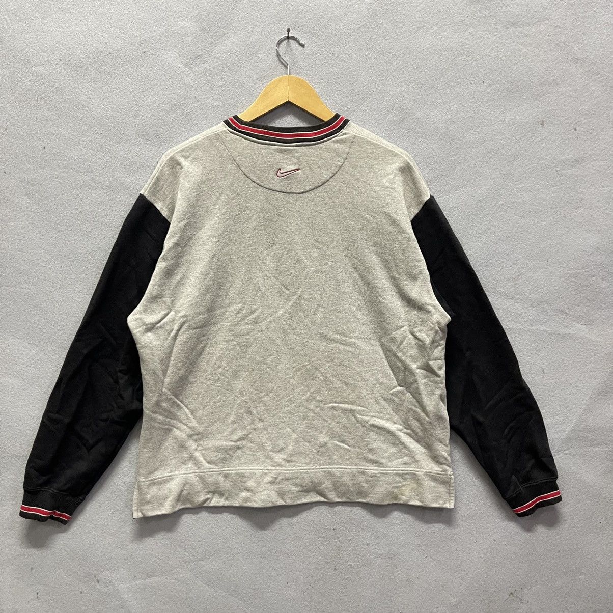 Nike Vintage Nike Two-Tone Long Sleeve Crewneck Size US L / EU 52-54 / 3 - 6 Thumbnail