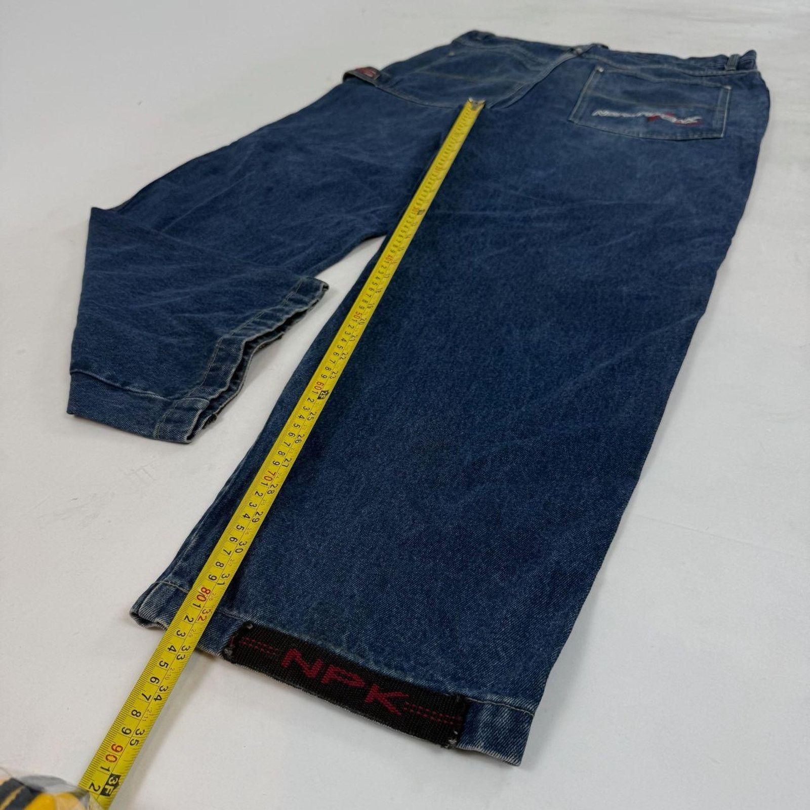 Ecko Unltd. × JNCO × Vintage Vintage y2k archive baggy wide leg skater embroidered jeans Size US 38 / EU 54 - 3 Thumbnail