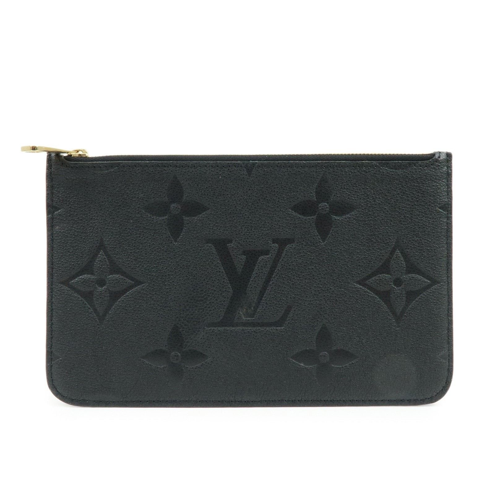 Louis Vuitton Louis Vuitton Monogram Empreinte Pochette Calfskin Black Size ONE SIZE - 1 Thumbnail