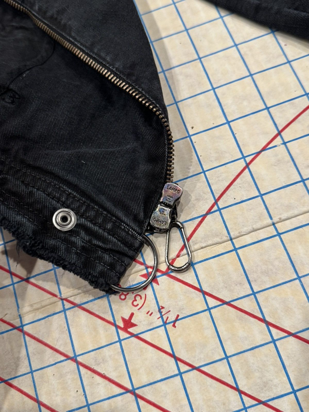 Versace Jeans Couture Versace Jeans Couture Y2K Denim Jacket XS FullZip Black 04/1 Size XS / US 0-2 / IT 36-38 - 10 Thumbnail
