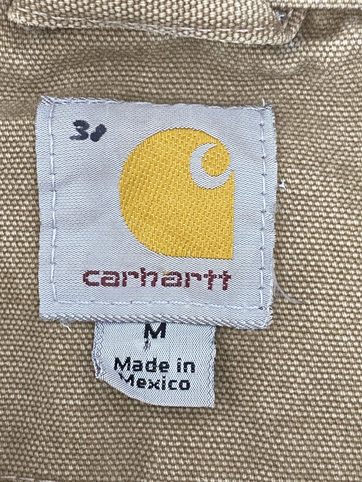 Carhartt 2000’s Carhartt Sandstone Rancher Thrashed Coat Size US M / EU 48-50 / 2 - 12 Thumbnail