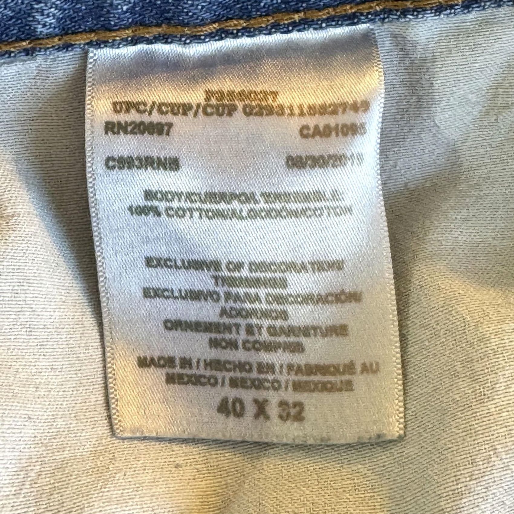 Dickies Dickies Jeans Mens 40x29 Blue Denim Relaxed Fit Straight Leg 5 Pocket Workwear Size US 40 / EU 56 - 4 Thumbnail