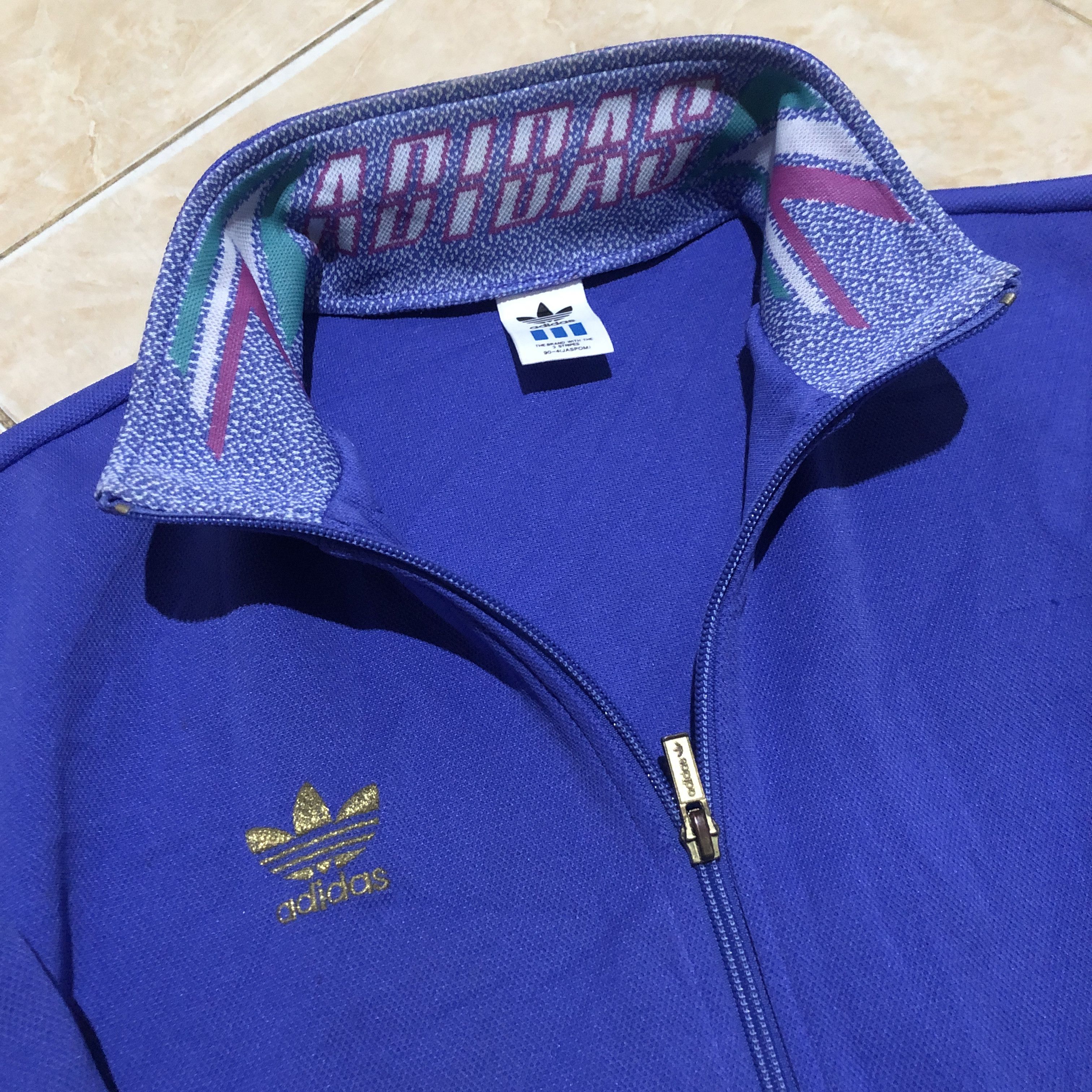 Adidas Trackjacket adidas x descente 80s Size US M / EU 48-50 / 2 - 4 Thumbnail
