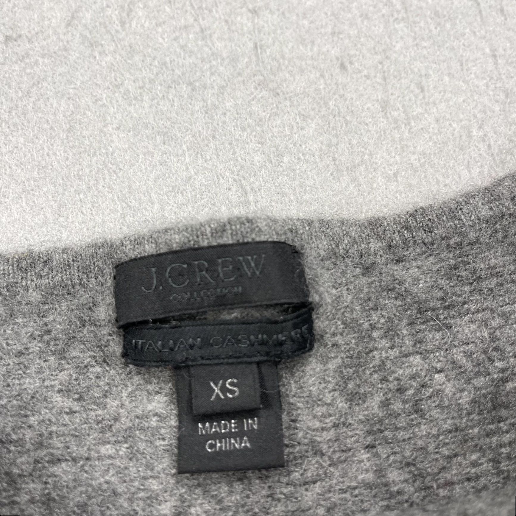 J.Crew J.CREW Collection Sweater Womens XS Gray 100% Cashmere Boat Neck Tunic Knit Crewneck Lightweight Casual Size XS / US 0-2 / IT 36-38 - 3 Thumbnail