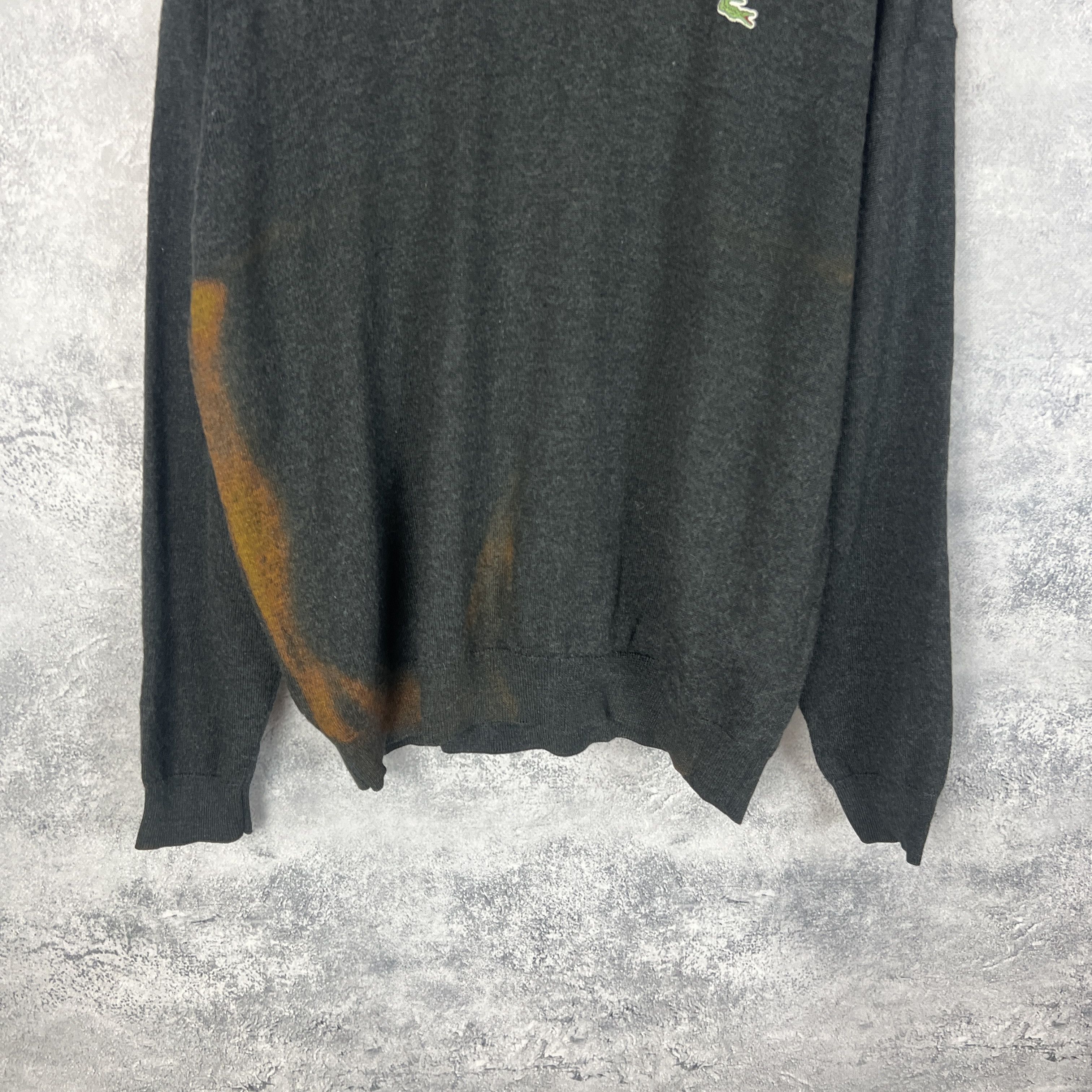 Lacoste Lacoste Sweater Men's Size 6 Gray Long Sleeve Size US L / EU 52-54 / 3 - 3 Thumbnail