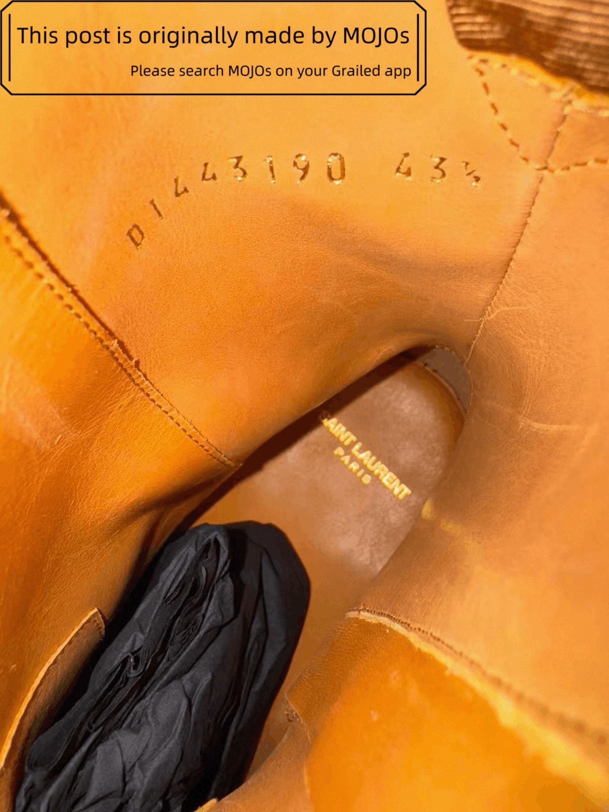 Saint Laurent Paris Sz 43.5 Saint Laurent Paris Wyatt 40 Harness Boots mojos1236 Size US 10.5 / EU 43-44 - 6 Thumbnail