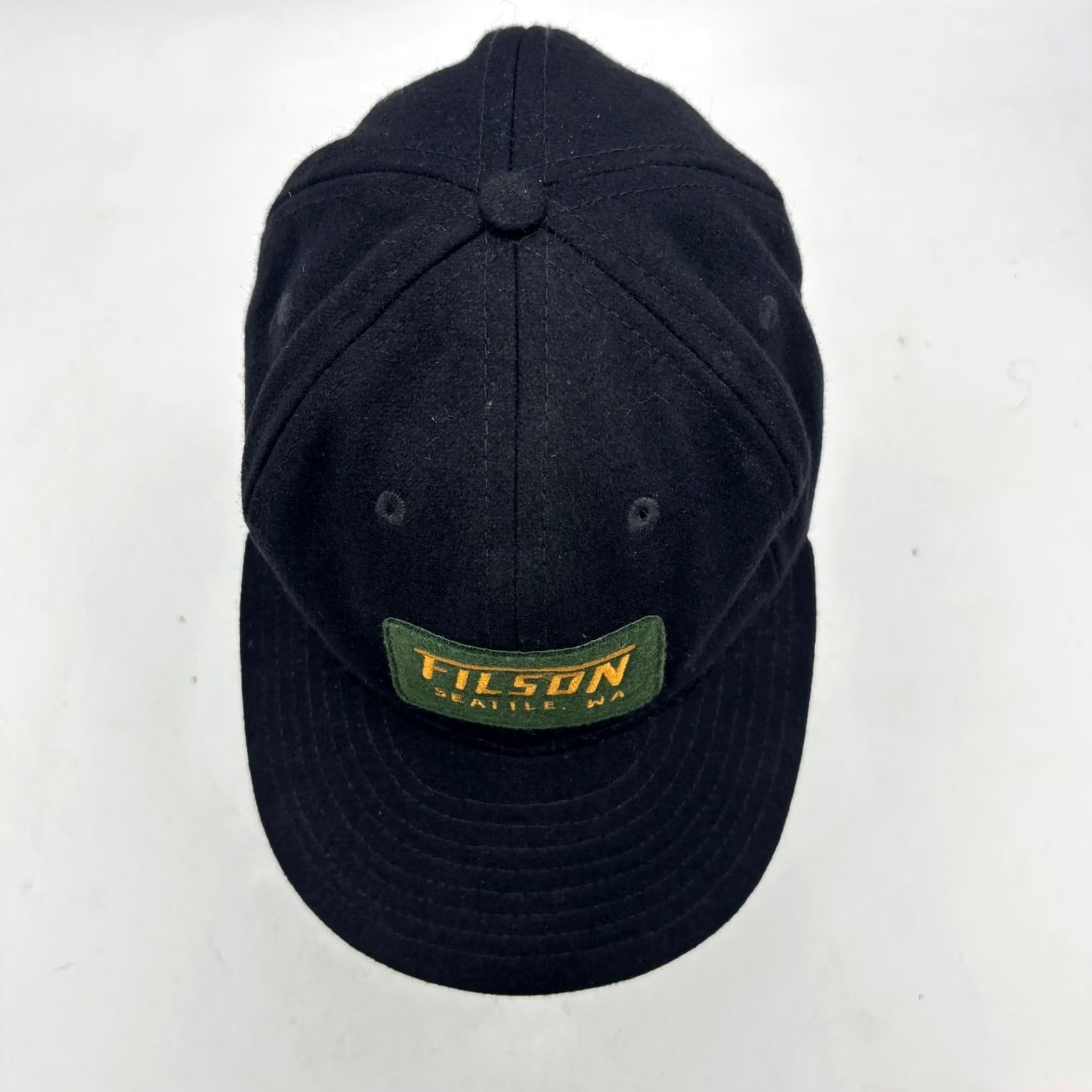 Filson Filson x Ebbets Field Flannels Wool Hat Adjustable Cap Black Mens One Size Baseball Cap Size ONE SIZE - 6 Thumbnail