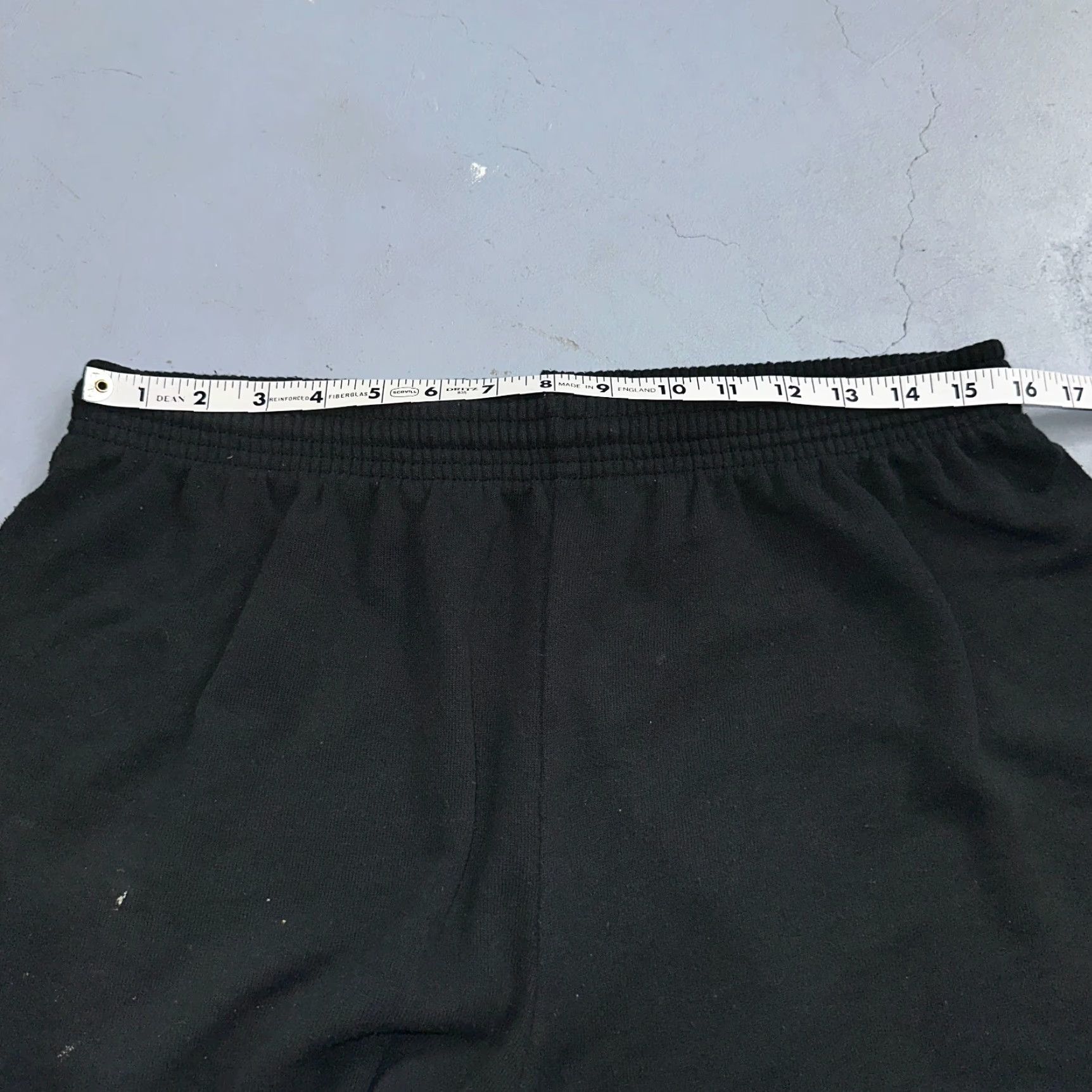Fruit Of The Loom VINTAGE Fruit of the Loom Sweatpants 70s Fleece Black Adult L Men Regular Drawstring 90s Theme Size US 33 - 6 Thumbnail