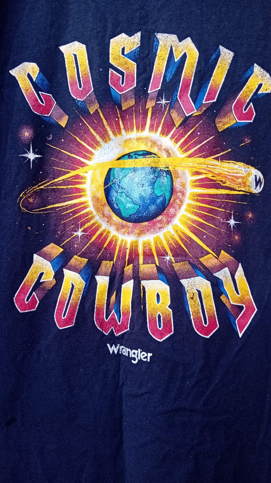 Wrangler Wrangler Cosmic Cowboy Swag t-shirt sz M Size US M / EU 48-50 / 2 - 3 Thumbnail