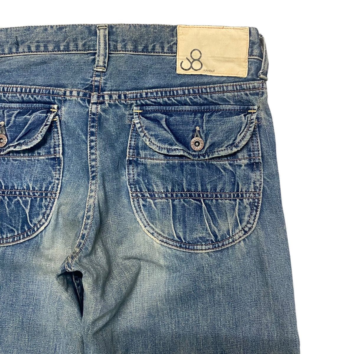 Johnbull Vintage JOHN BULL Denim Selvedge Fatigue Pants Size US 31 - 11 Thumbnail
