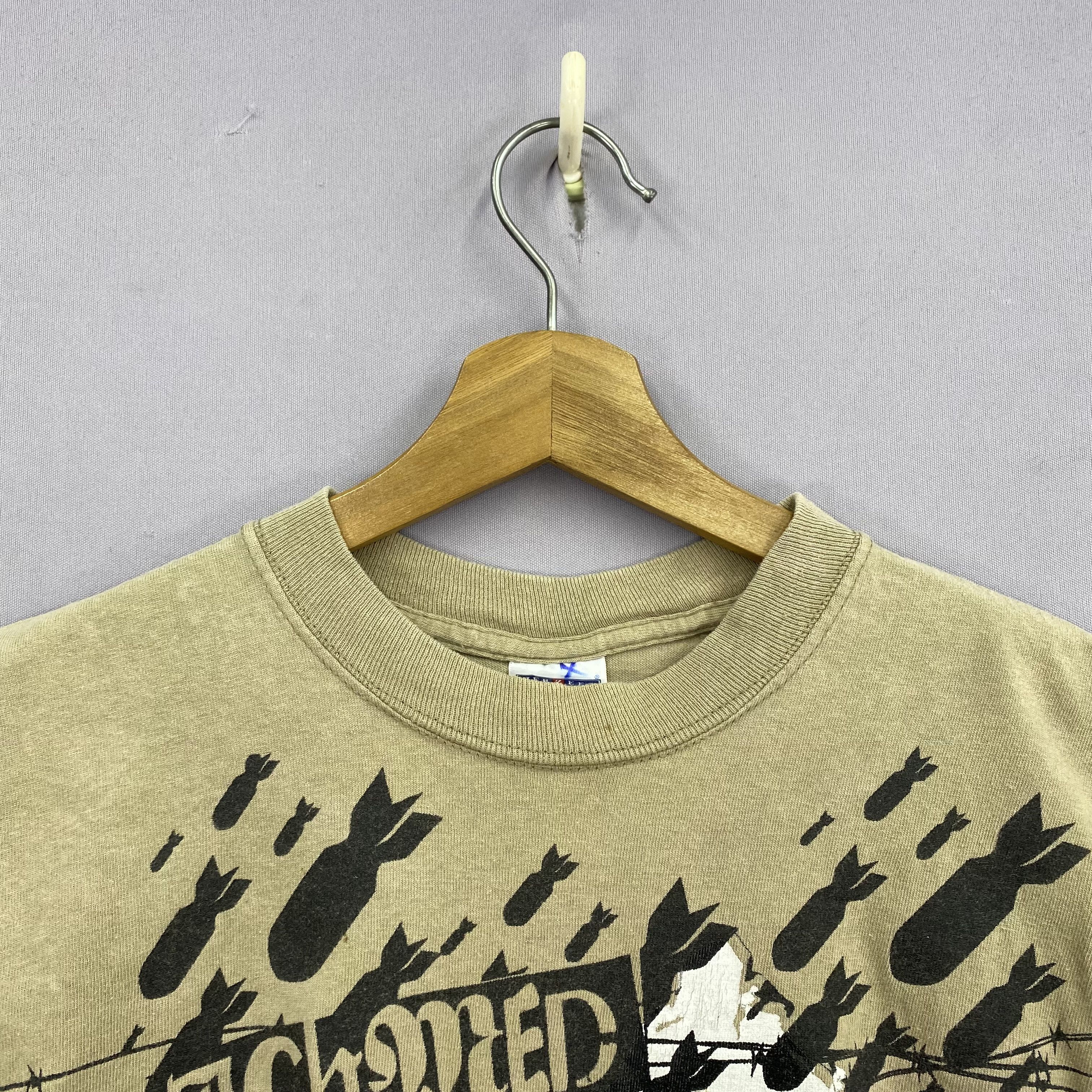 Japanese Brand Vintage Y2K Achmed Dead Terrorist T-Shirt Crewneck Tee Size US S / EU 44-46 / 1 - 3 Thumbnail