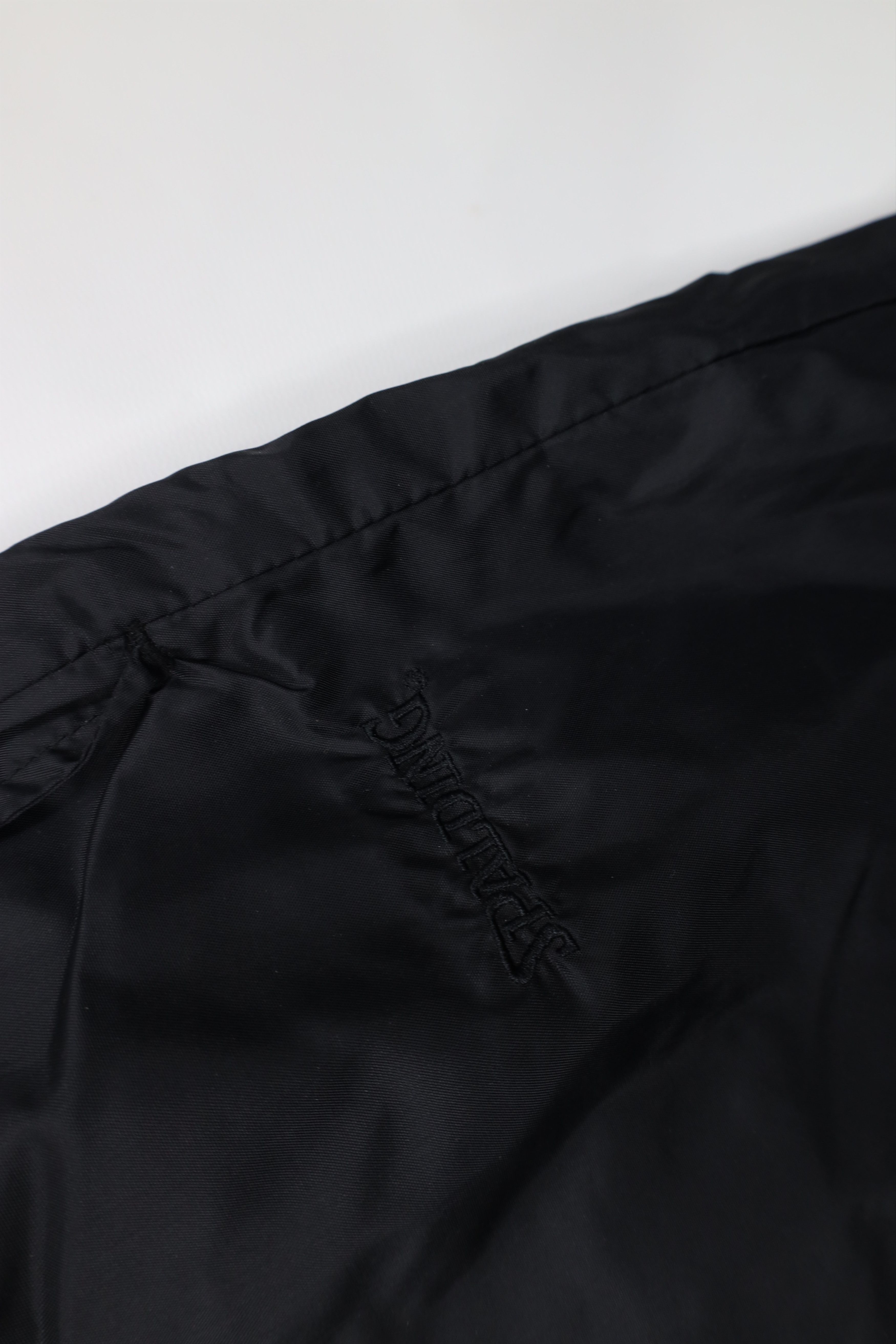 Vintage Vintage 90s Streetwear Cuffed Windbreaker Jogger Pants Black Size US 34 / EU 50 - 7 Thumbnail