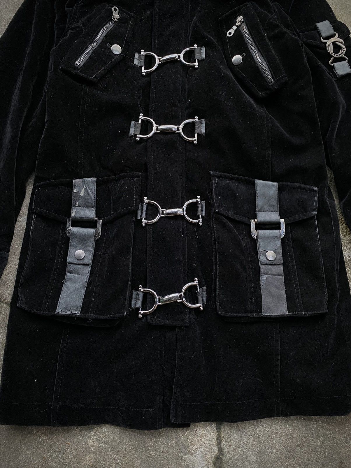 If Six Was Nine JAPANESE STYLE PUNK GOTHIC FUR JACKET AUTHENTIC Size US M / EU 48-50 / 2 - 2 Thumbnail