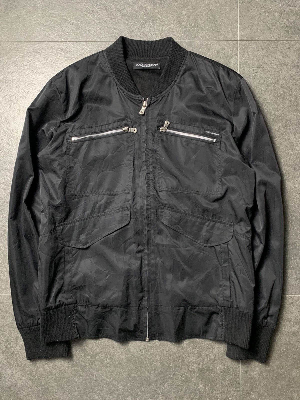 2000s Dolce Gabbana Multipocket Bomber Jacket