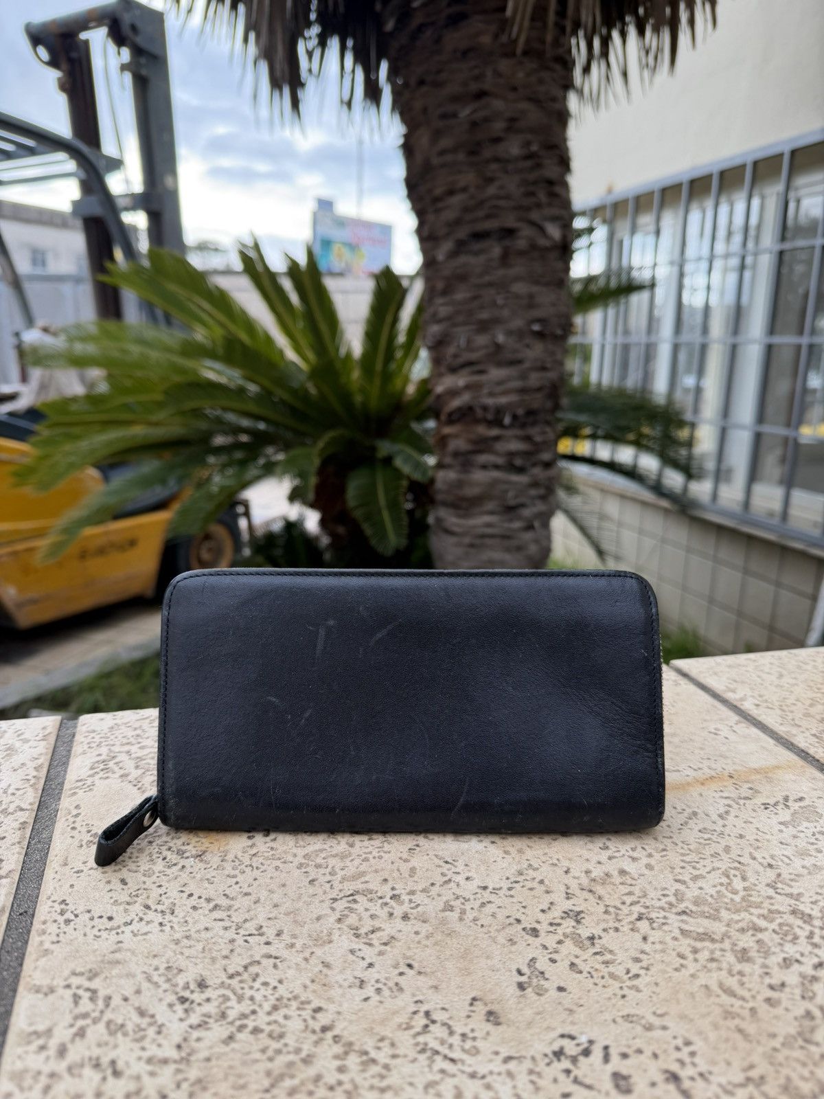 Yohji Yamamoto Yohji Yamamoto Leather Wallet Black Size ONE SIZE - 1 Thumbnail