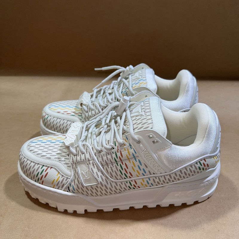 Louis Vuitton Louis Vuitton Trainer Leather Low-Top Sneakers -2508 Size US 8.5 / EU 41-42 - 1 Thumbnail