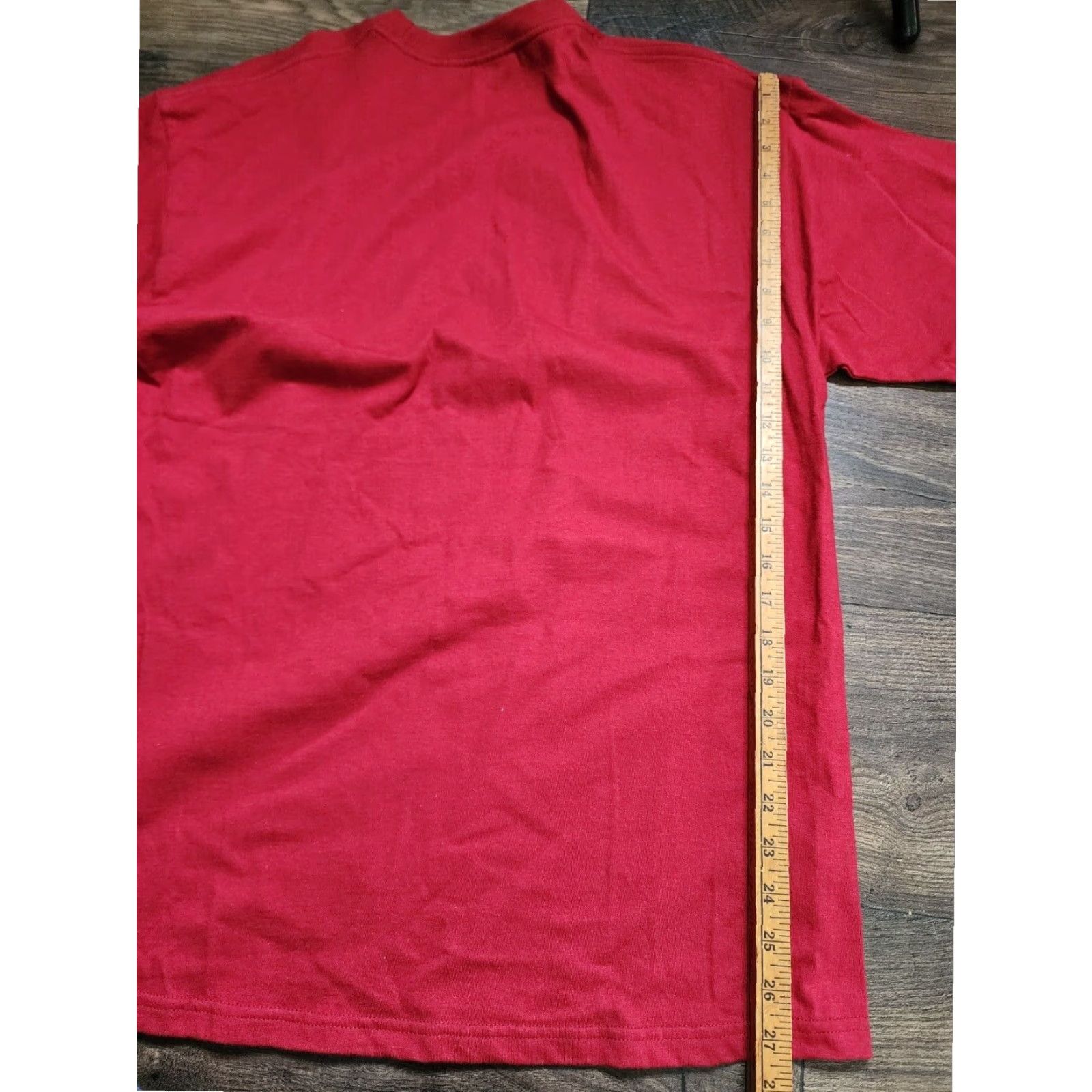 Vintage VINTAGE 90s Mens L Red Canada Travel Souvenir T Shirt Deadstock Knit Short Sleeve Crew Neck Size US L / EU 52-54 / 3 - 3 Thumbnail