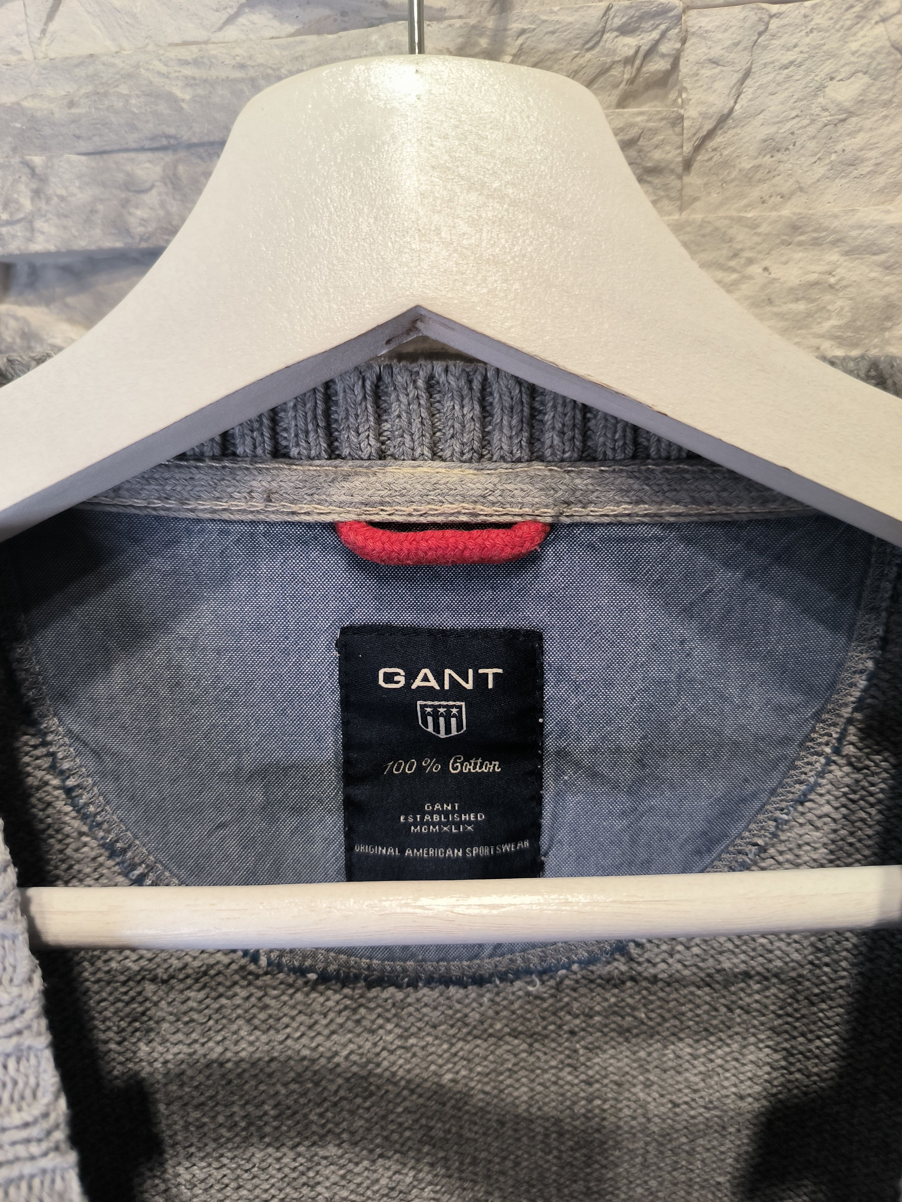 Gant Vintage Gant Knitwear USA Flag Sweatshirt Logo Size US M / EU 48-50 / 2 - 4 Thumbnail