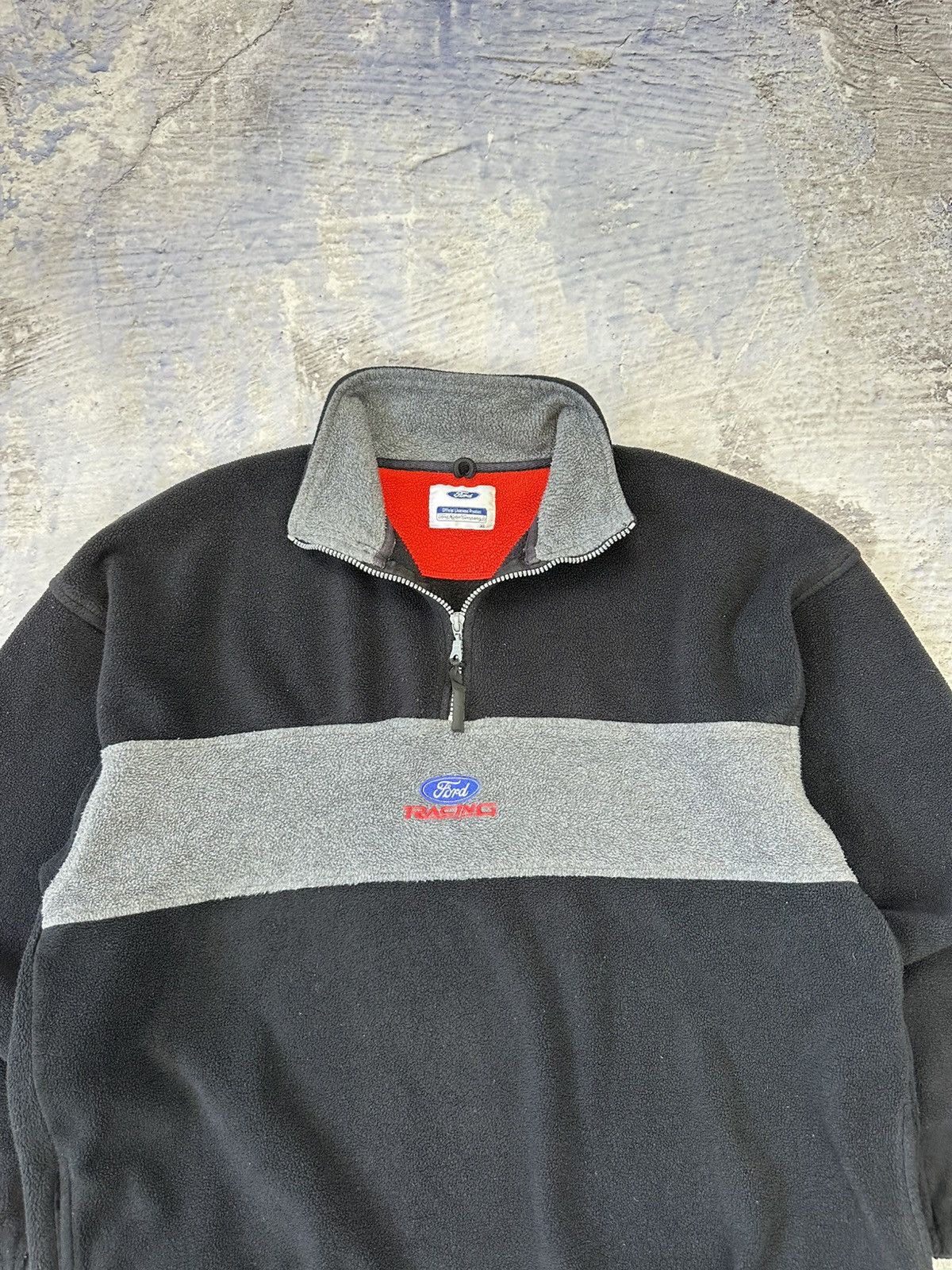 Ford × Vintage Ford Racing vintage fleece mens rare black Size US L / EU 52-54 / 3 - 4 Thumbnail