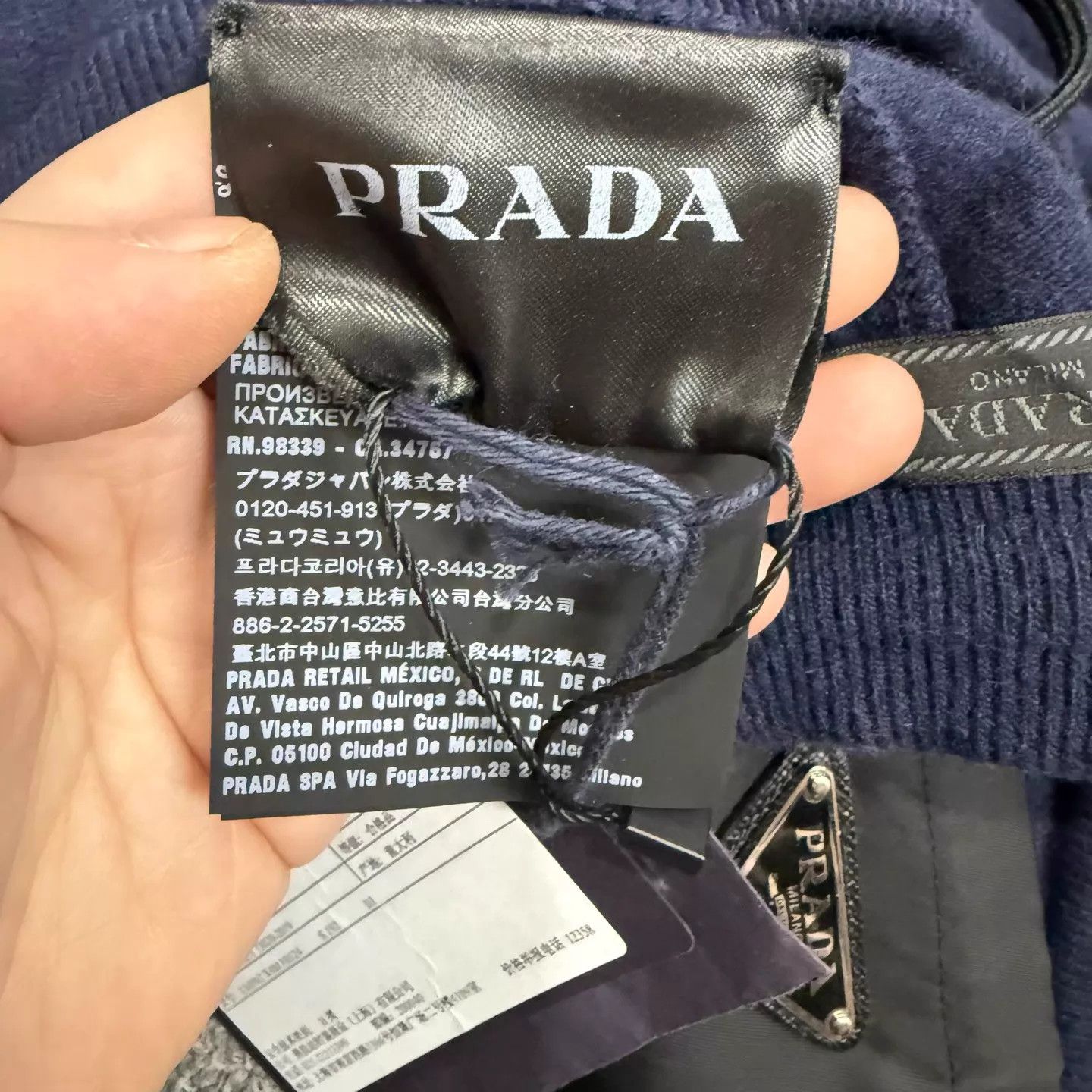 Prada Prada navy blue wool Triangle Logo chinos NWT 52 Size US 36 / EU 52 - 5 Thumbnail