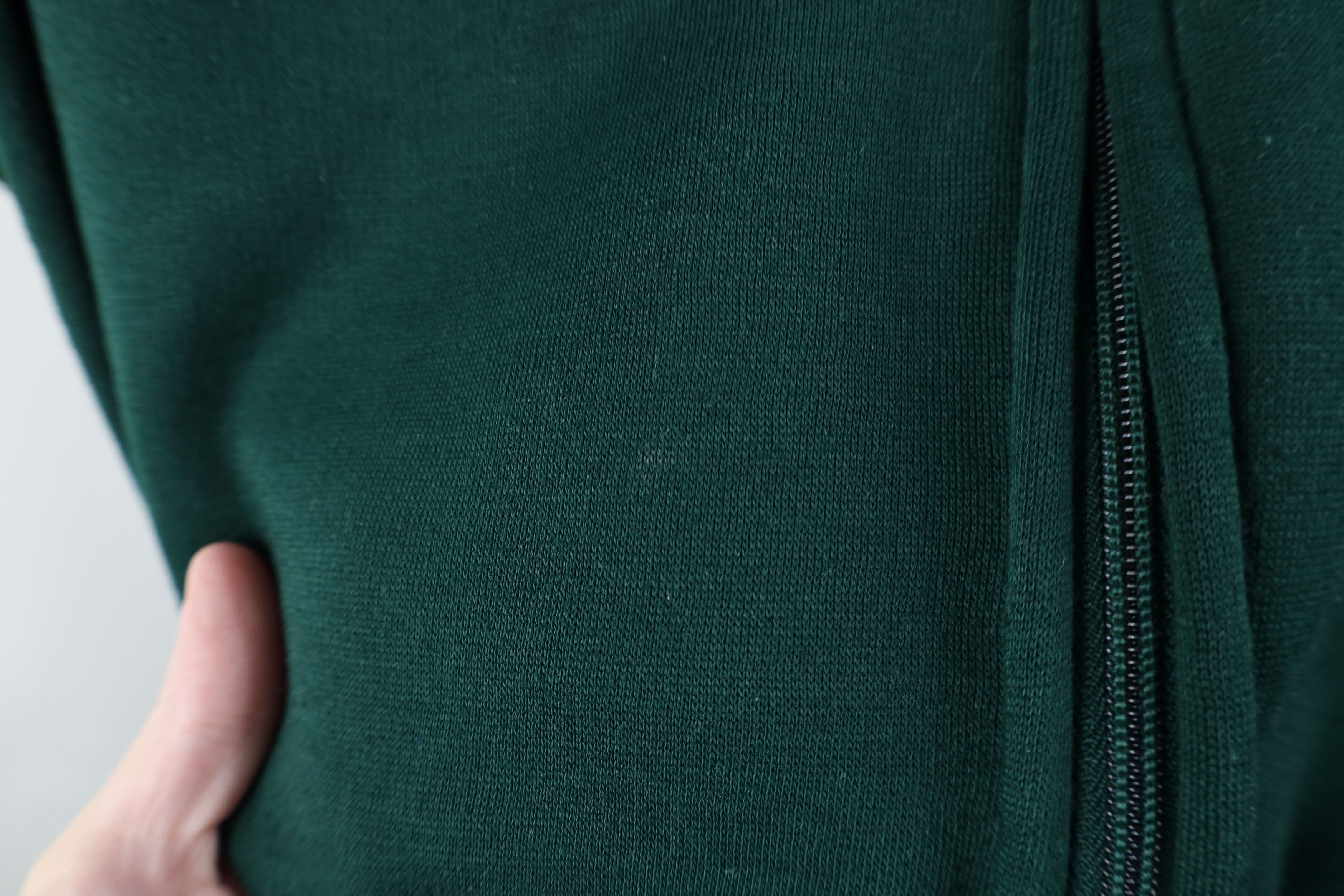 Vintage Vintage 90s Streetwear Hoodie Sweatshirt Hunter Green Size US XL / EU 56 / 4 - 4 Thumbnail