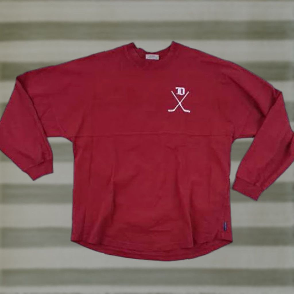 ESPIRIT Vintage Spirit Detroit Red Wings Hockeytown Heavy-Duty Jersey T-Shirt LG 90s Mens Red Shirt Size US L / EU 52-54 / 3 - 1 Thumbnail