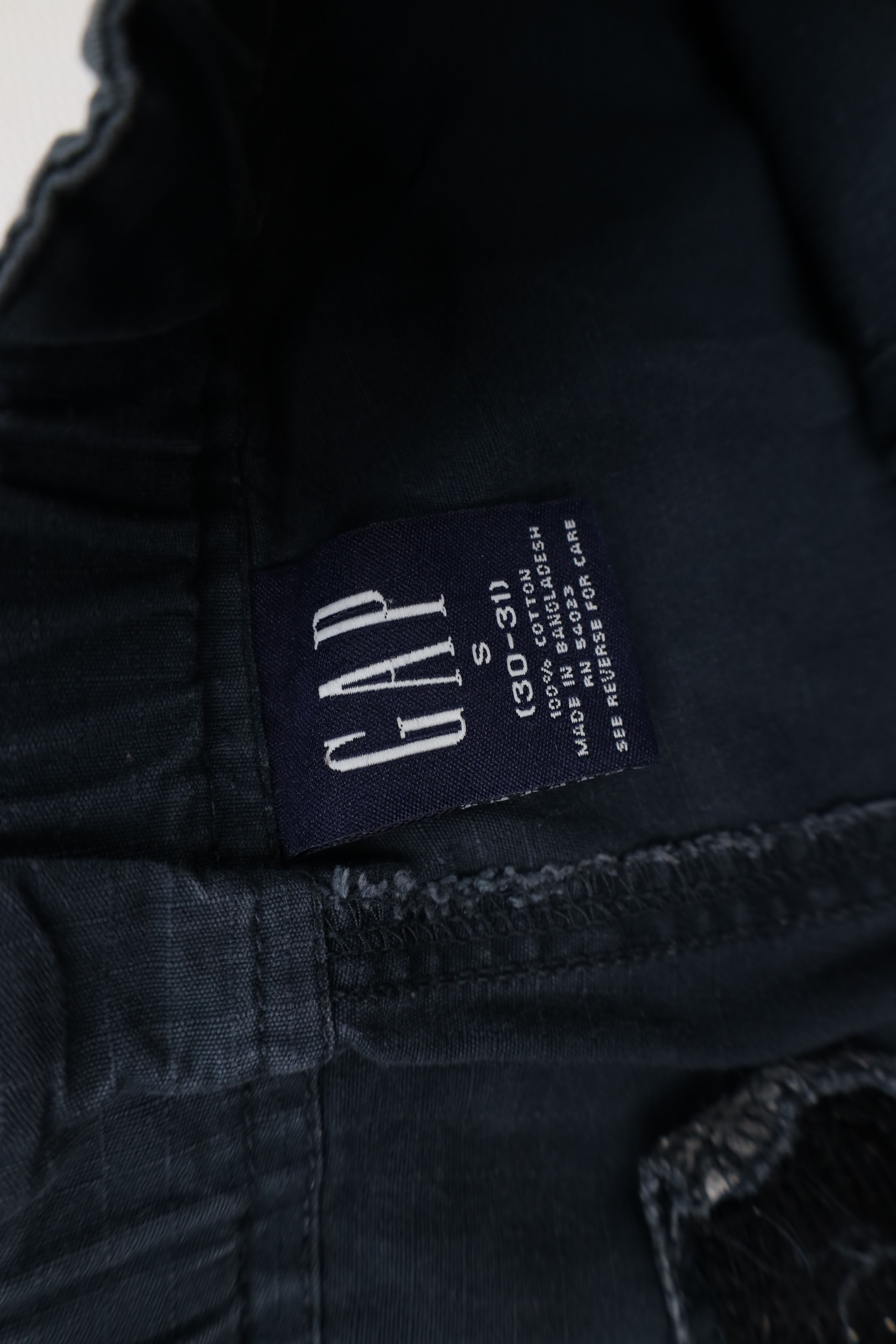 Gap Vintage 90s Y2K Gap Belted Ripstop Cargo Shorts Navy Blue Size US 30 / EU 46 - 8 Thumbnail