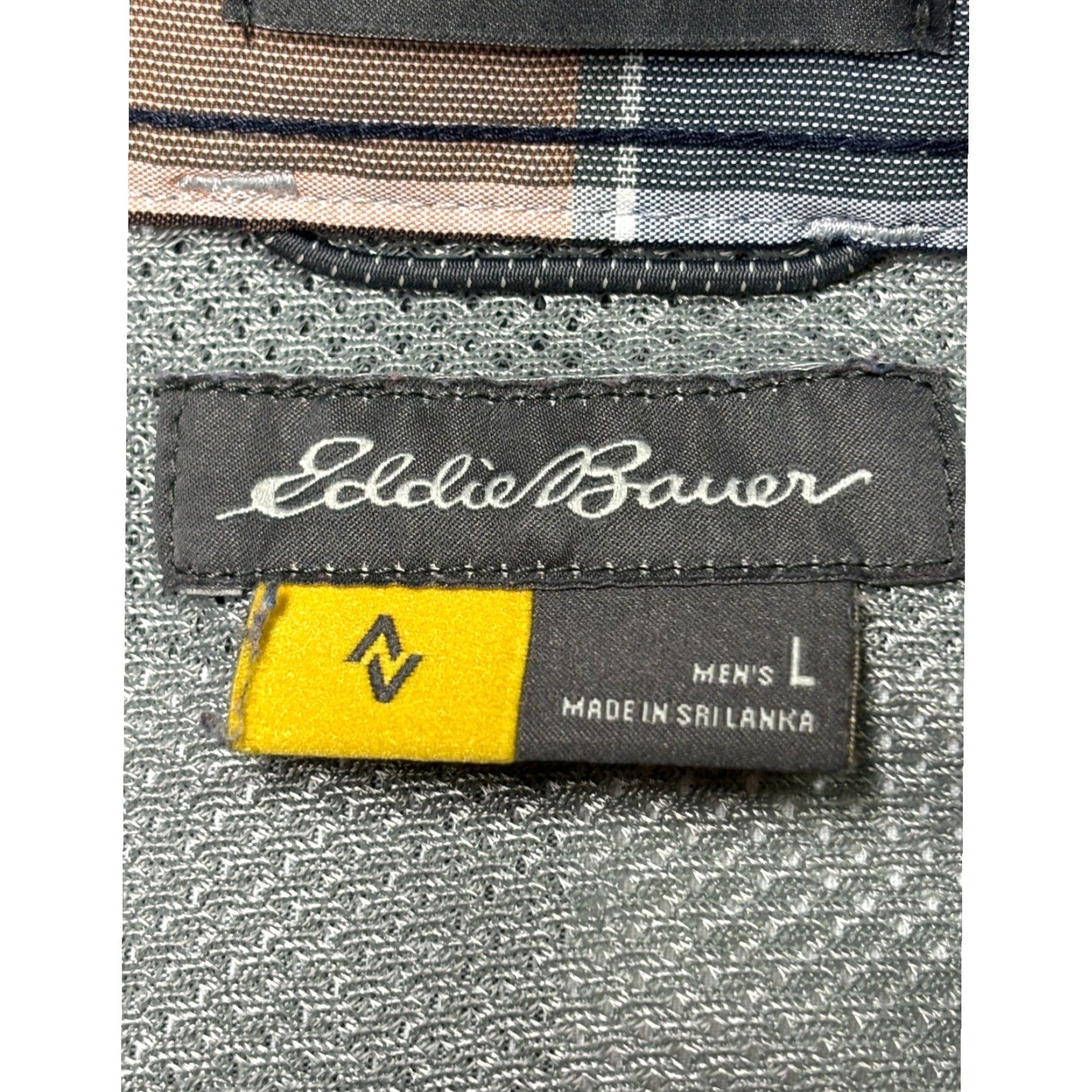 Eddie Bauer Eddie Bauer Mens Plaid Button-Down Long Sleeve Classic Fit Shirt Orange Size US L / EU 52-54 / 3 - 6 Thumbnail