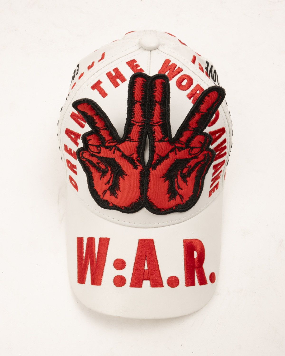 walter van beirendonck キャップ 帽子　WAR Walter Van Beirendonck Men's' Wir War Baseball Cap in Black