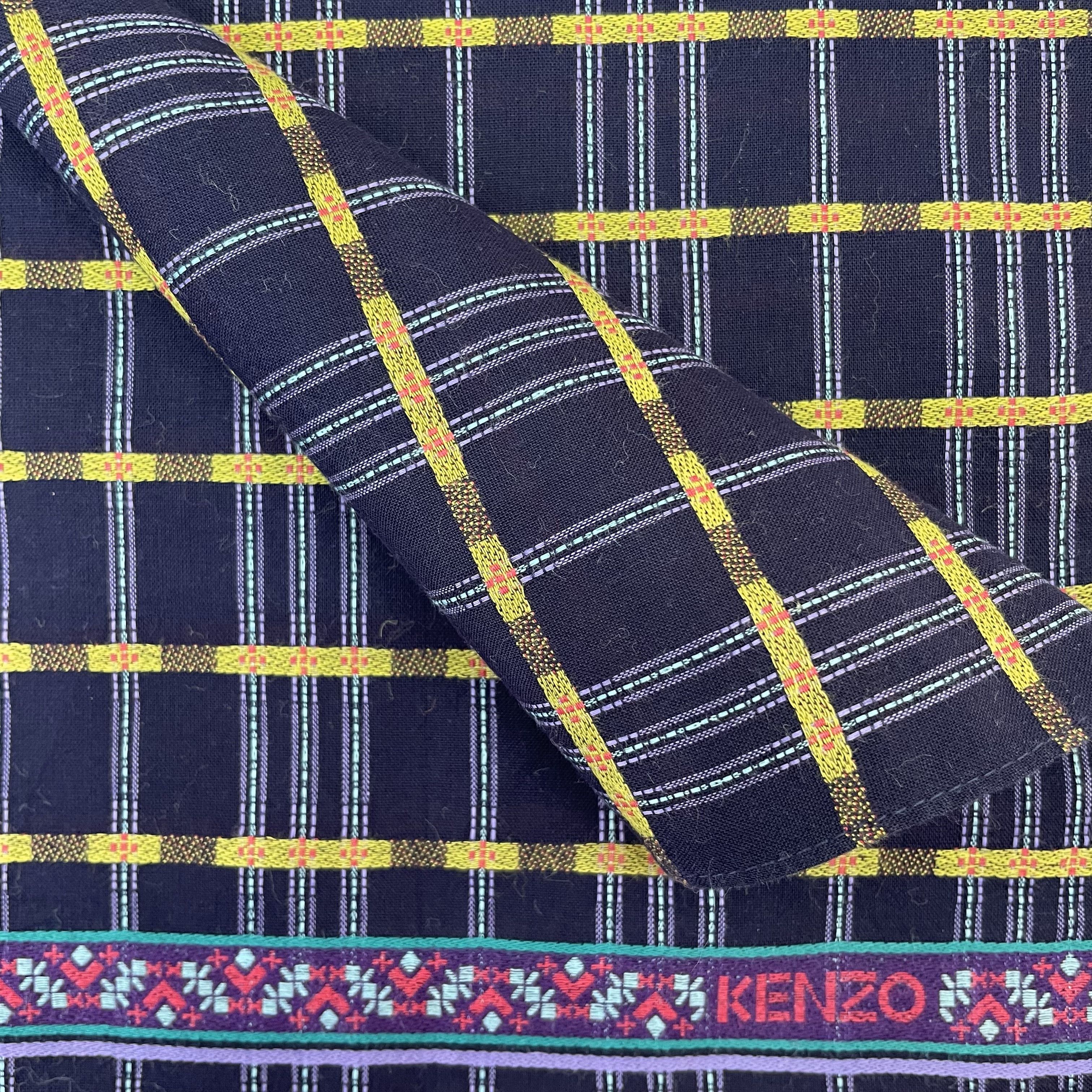 Kenzo × Vintage Kenzo Handkerchief / Neckerchief / Bandana - 4210 Size ONE SIZE - 4 Thumbnail