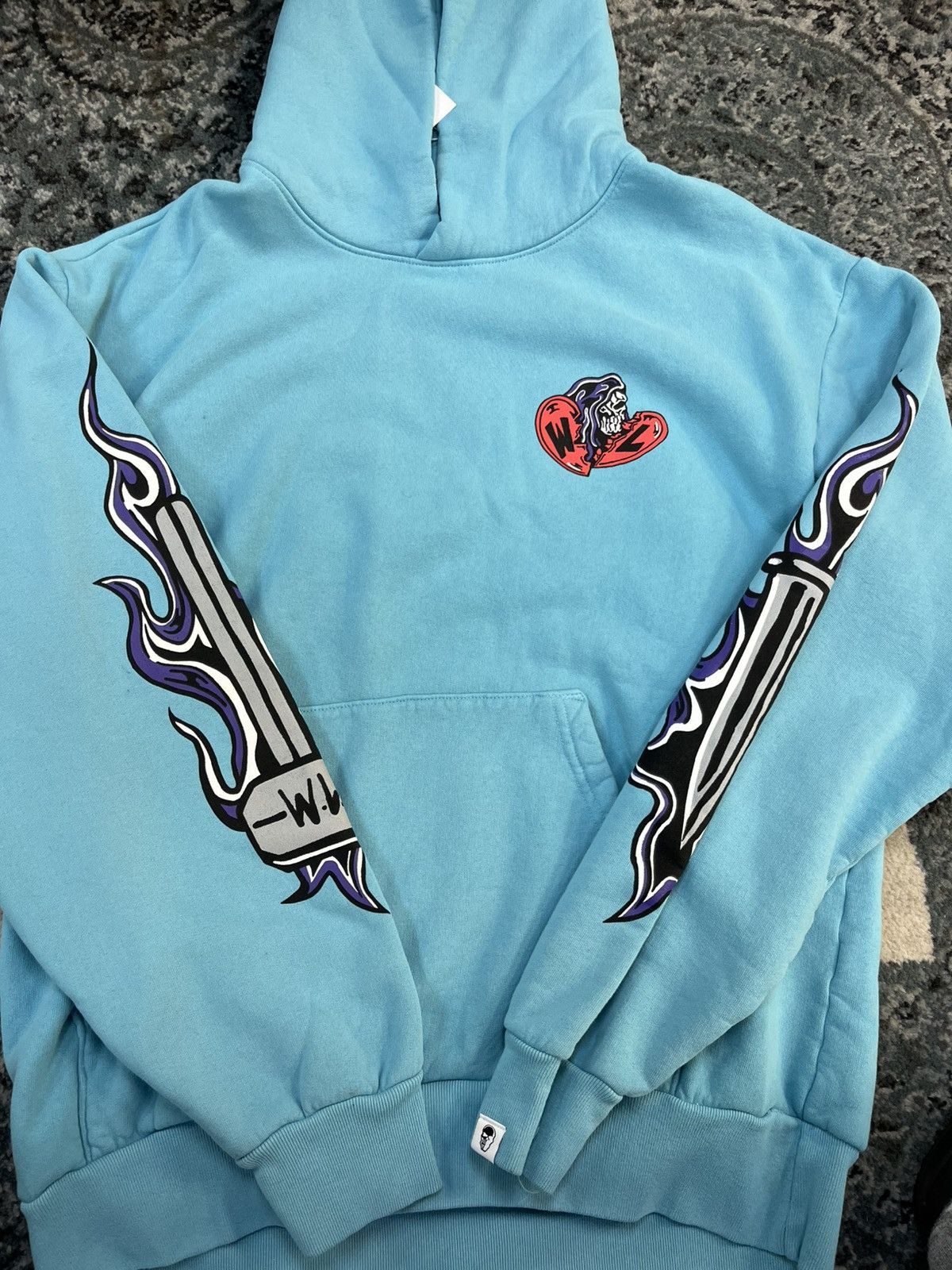 Warren Lotas Warren Lotas Broken Heart Reaper Hooded Sweatshirt Size US L / EU 52-54 / 3 - 1 Thumbnail