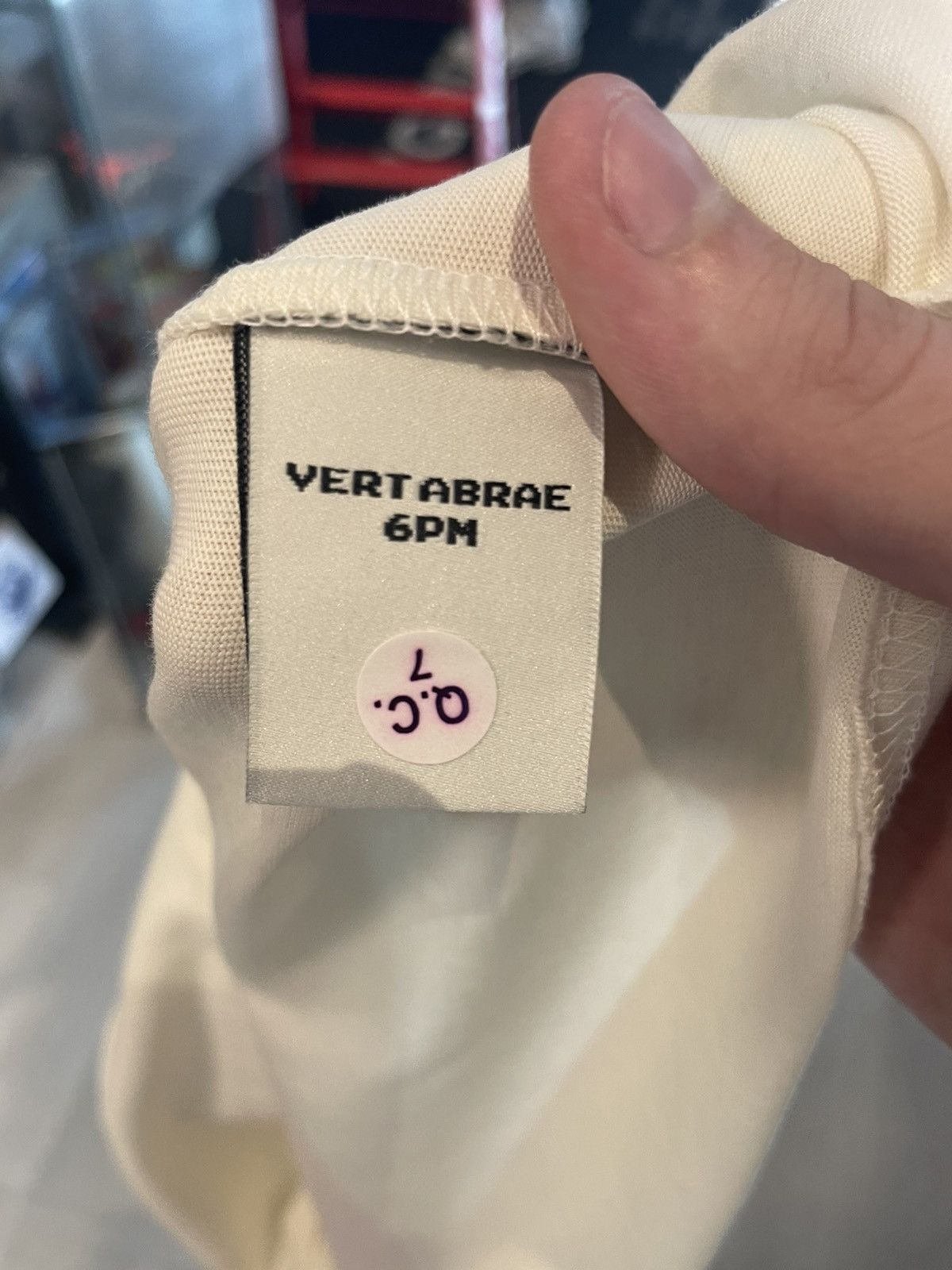 Vertabrae Vertabrae x 6PM Psychedelic Longsleeve T-Shirt Cream L Size US L / EU 52-54 / 3 - 5 Thumbnail