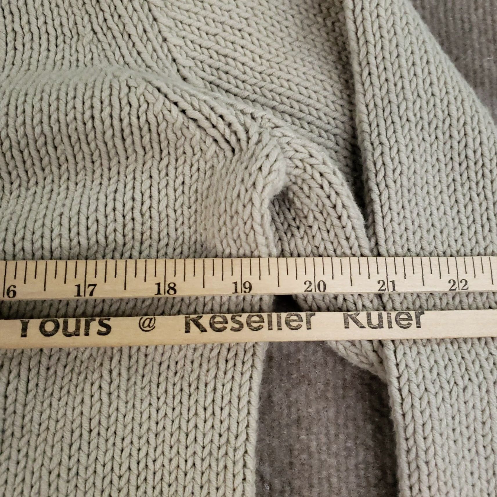 The Territory Ahead Territory Ahead Cardigan Womens Medium Beige Knit Pockets Button Size M / US 6-8 / IT 42-44 - 3 Thumbnail