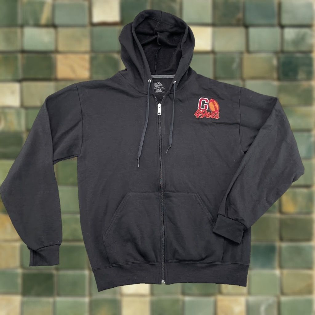 Fruit Of The Loom Fruit of the Loom 49ers Hoodie Medium Football Sportswear Athletic Gym Training Shirt Mens Black Size US M / EU 48-50 / 2 - 1 Thumbnail