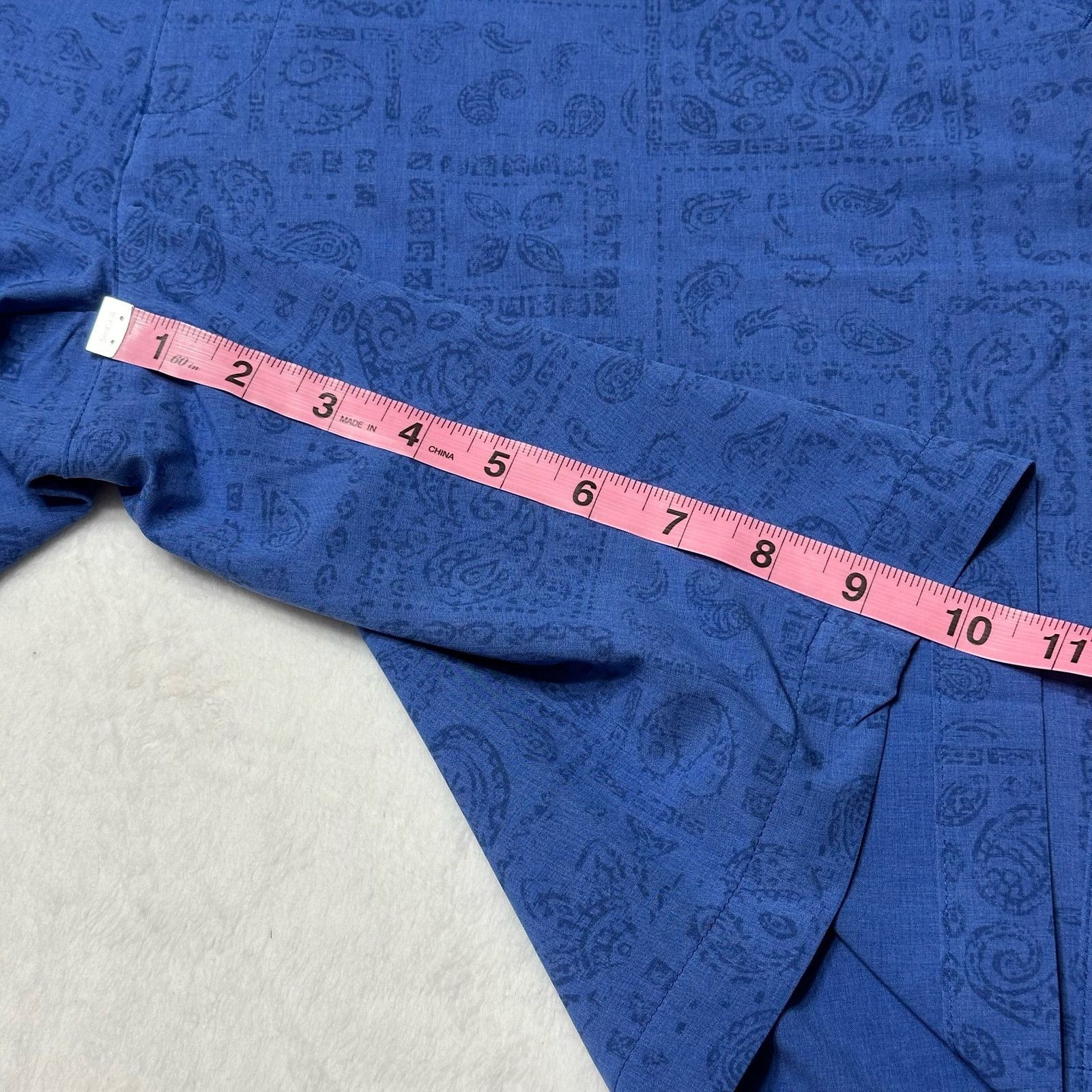 Peter Millar Peter Millar CS Men’s 36 Blue Bandana Quick Dry Golf Shorts Size US 36 / EU 52 - 8 Thumbnail