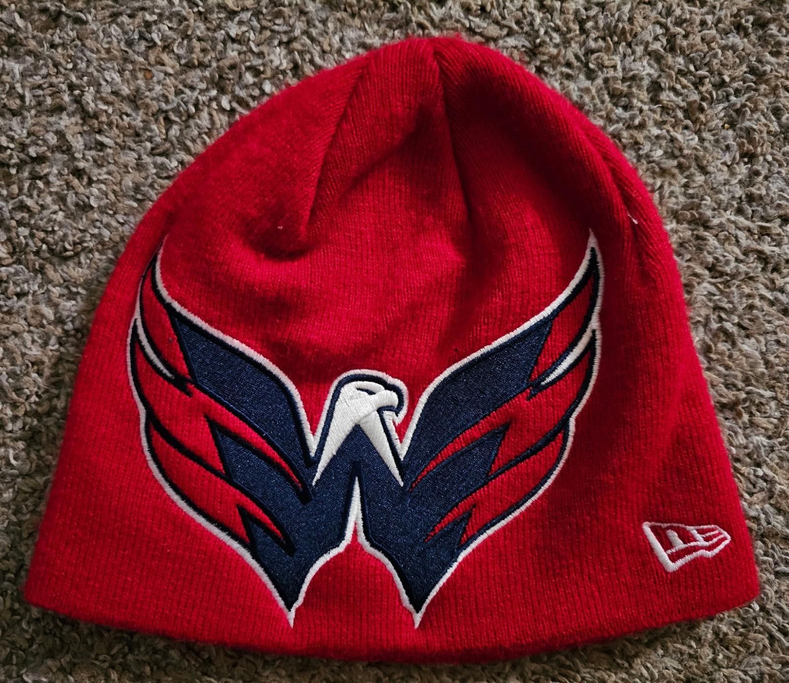 Designer Washington Capitals Mens Red Beanie Winter Hat New ERA NHL Size ONE SIZE - 1 Thumbnail