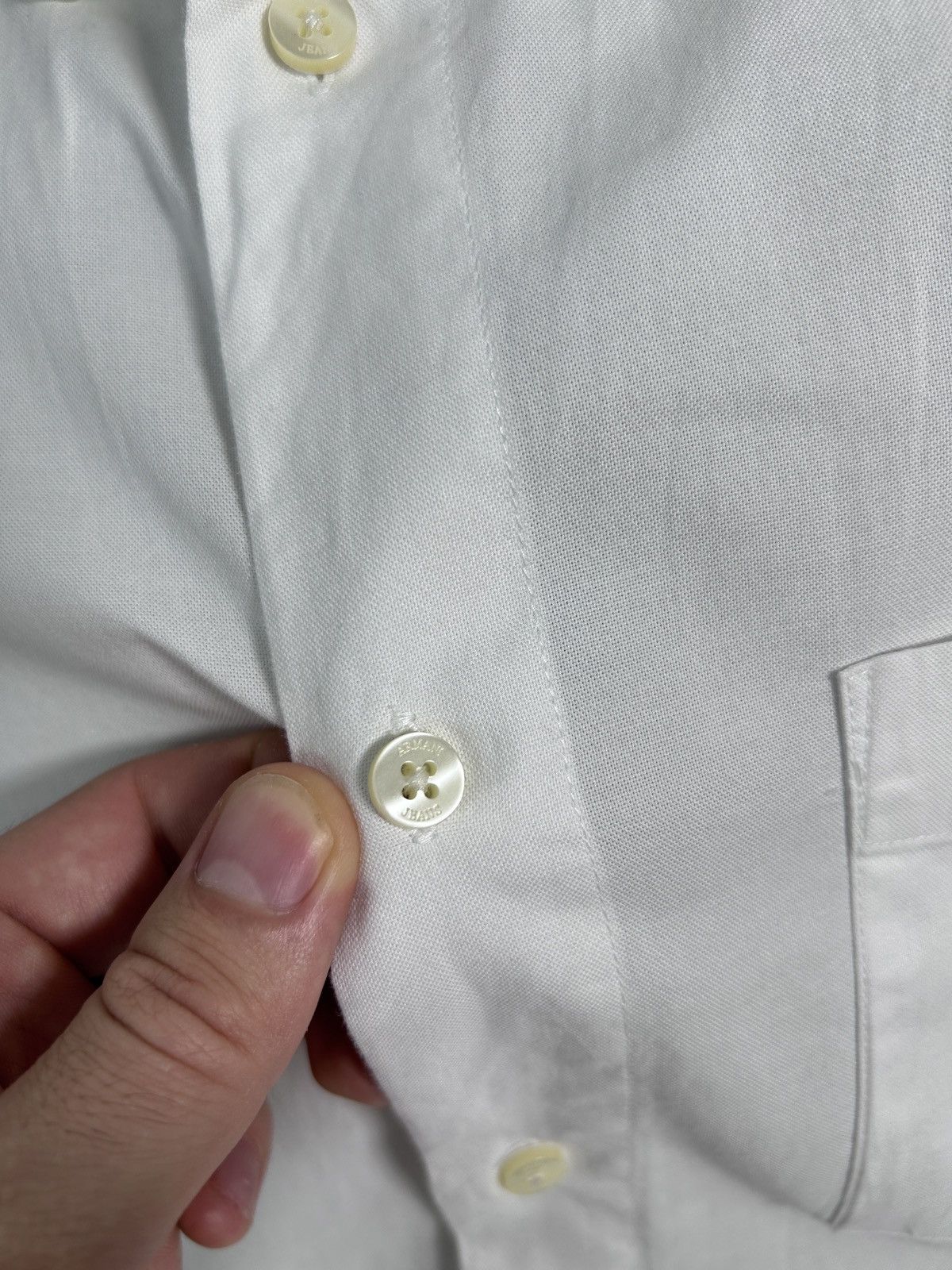 Emporio Armani Emporio Armani White Shirt Size US L / EU 52-54 / 3 - 7 Thumbnail