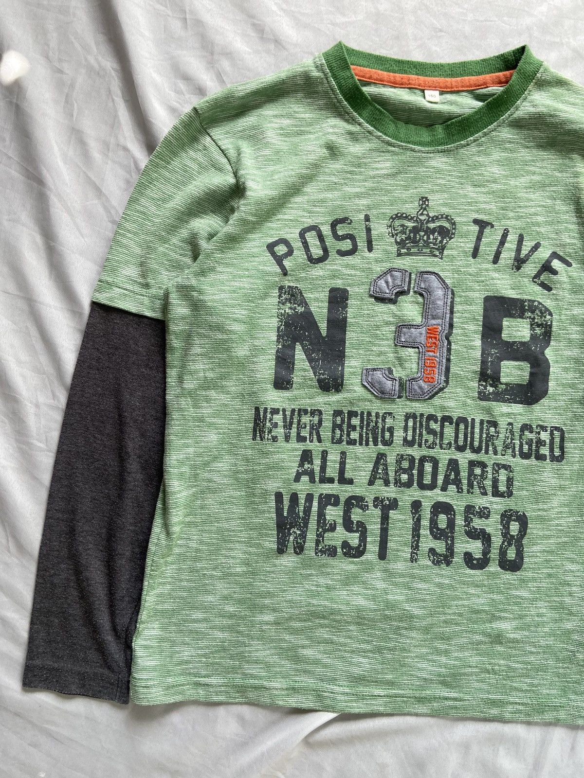 Japanese Brand JAPANESE TOP VALU DOUBLE LAYER POEM LONG SLEEVE Size US S / EU 44-46 / 1 - 2 Thumbnail