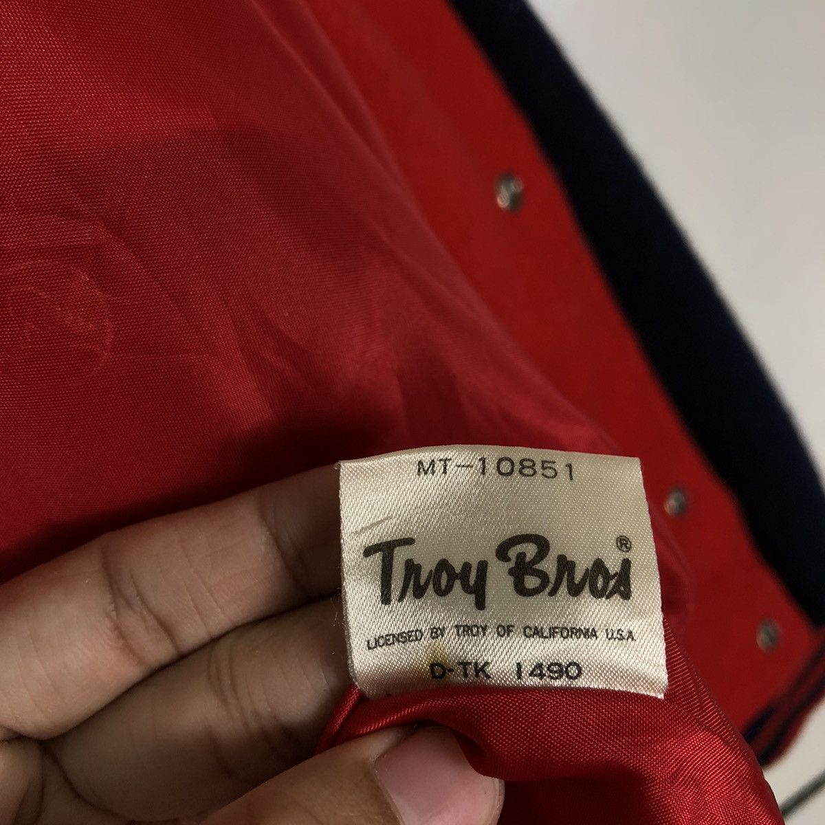 Japanese Brand 🔥90’s Vintage Varsity Jacket Troy Bros Japan Made Size US L / EU 52-54 / 3 - 16 Thumbnail